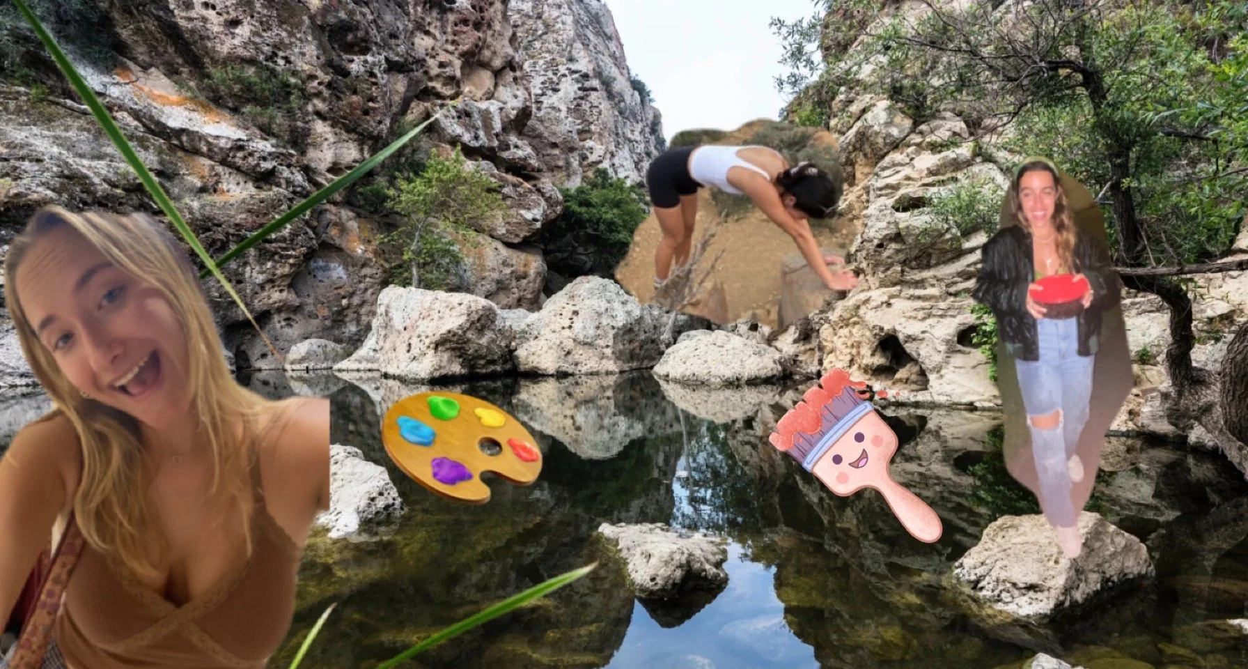 ROCKS, SPLASH, PAINT