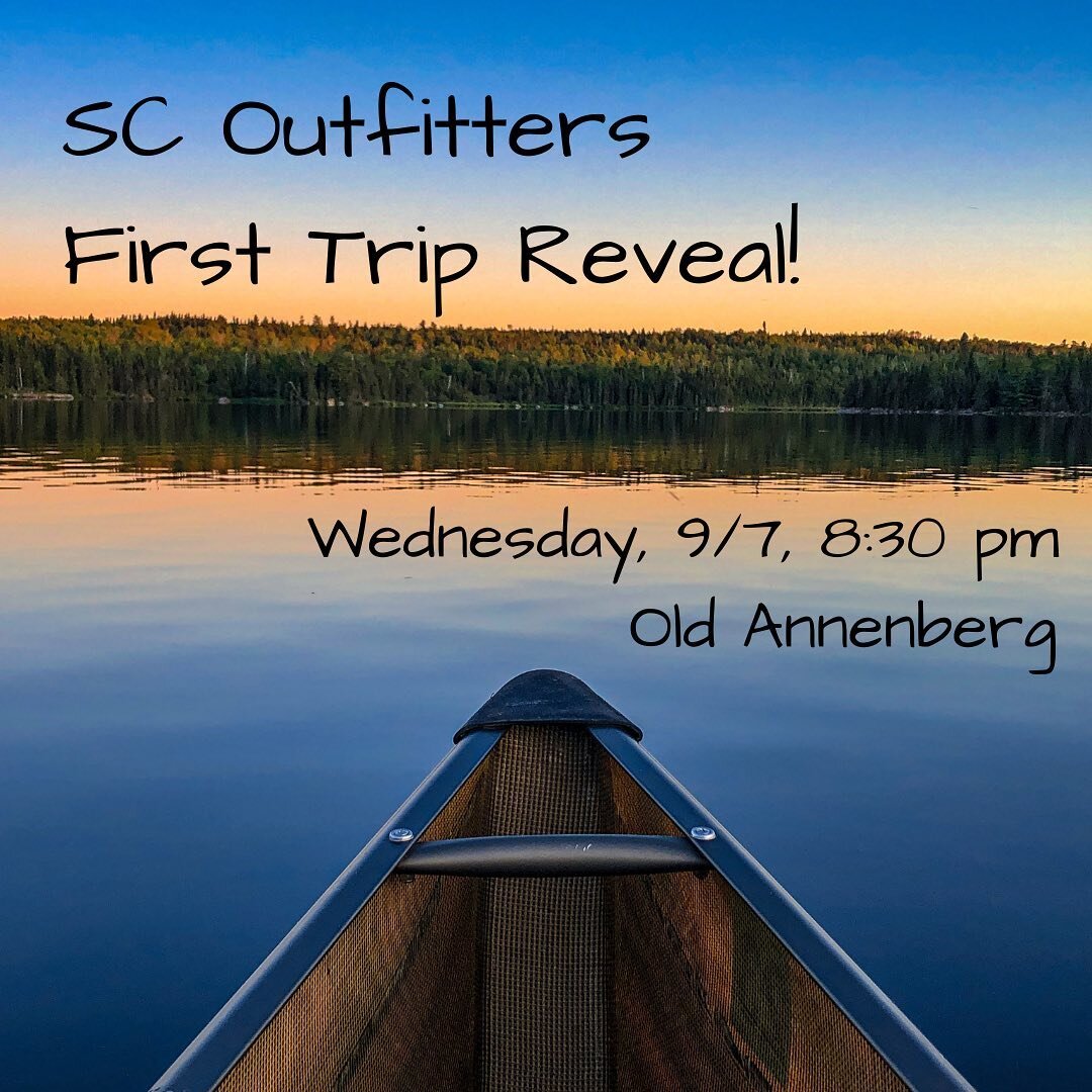 Come see us TOMORROW, 9/7, at 8:30 pm at Old Annenberg for our first trip reveal! Get to meet the guides and see what cool trips they have in store for you this trip cycle! We&rsquo;ve been looking forward to this for a while- can&rsquo;t wait to see