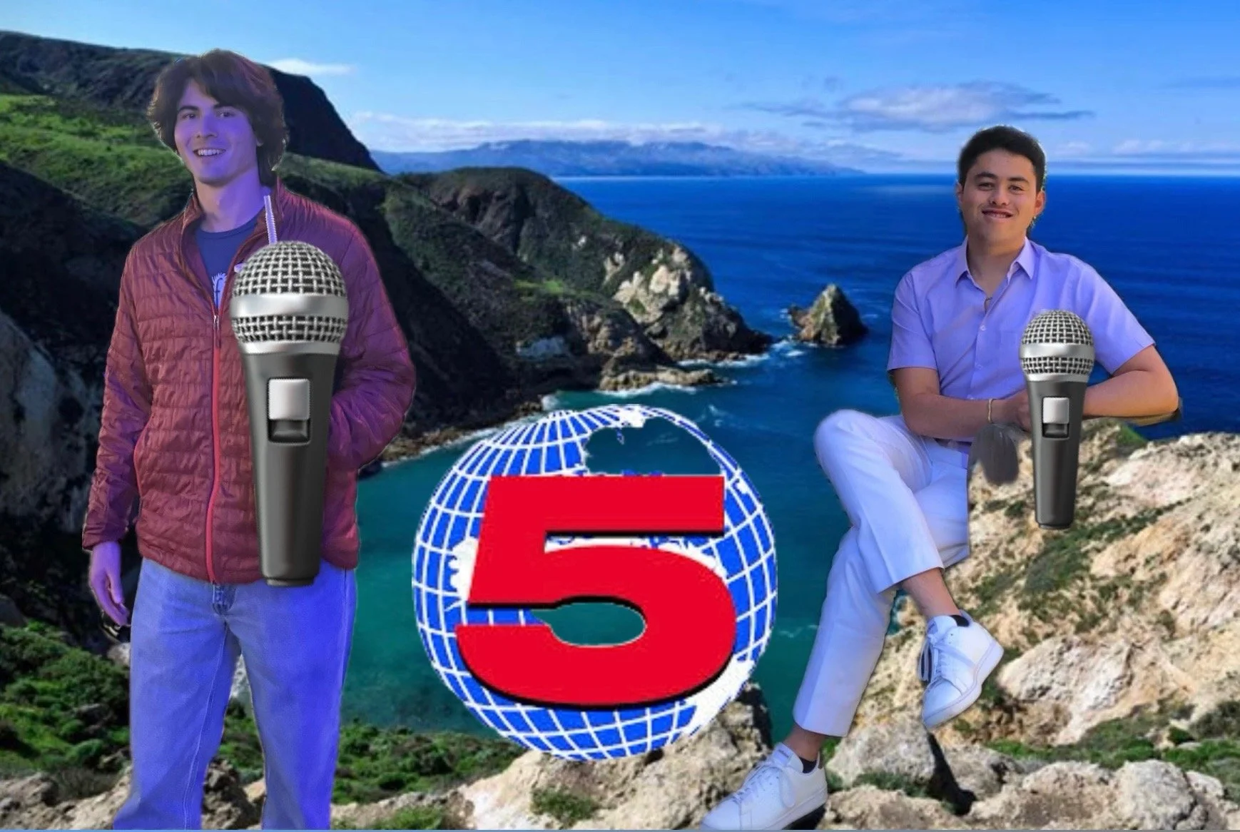 Channel 5-lands with your Scorpion Anchors Jake and Nick