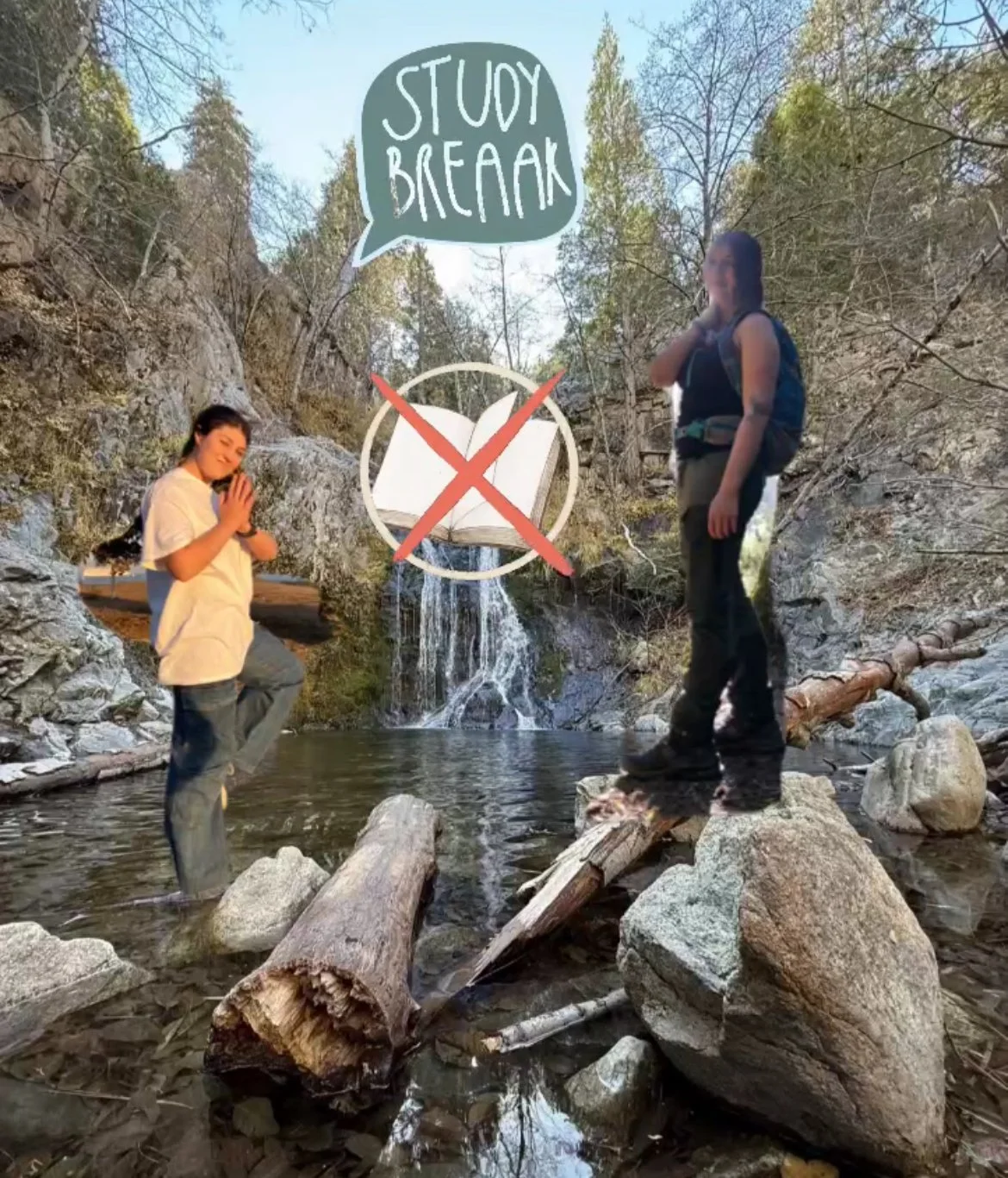 Waterfallin' Away From Finals