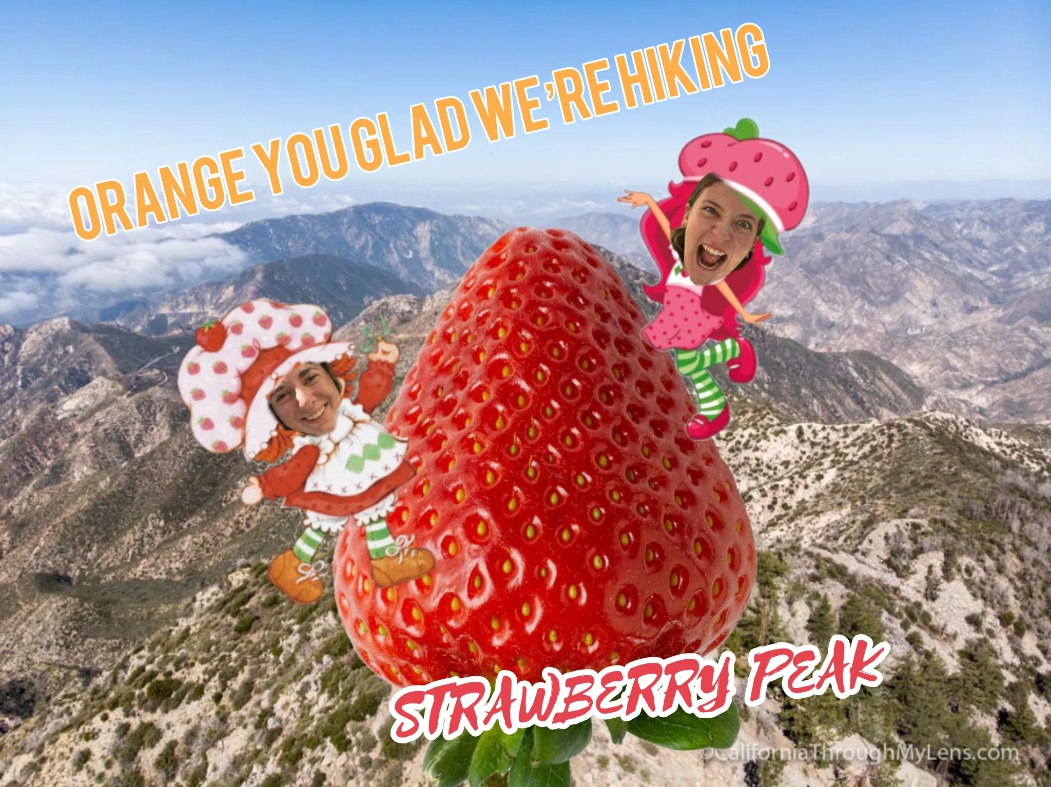 Orange You Glad We Are Hiking Strawberry Peak