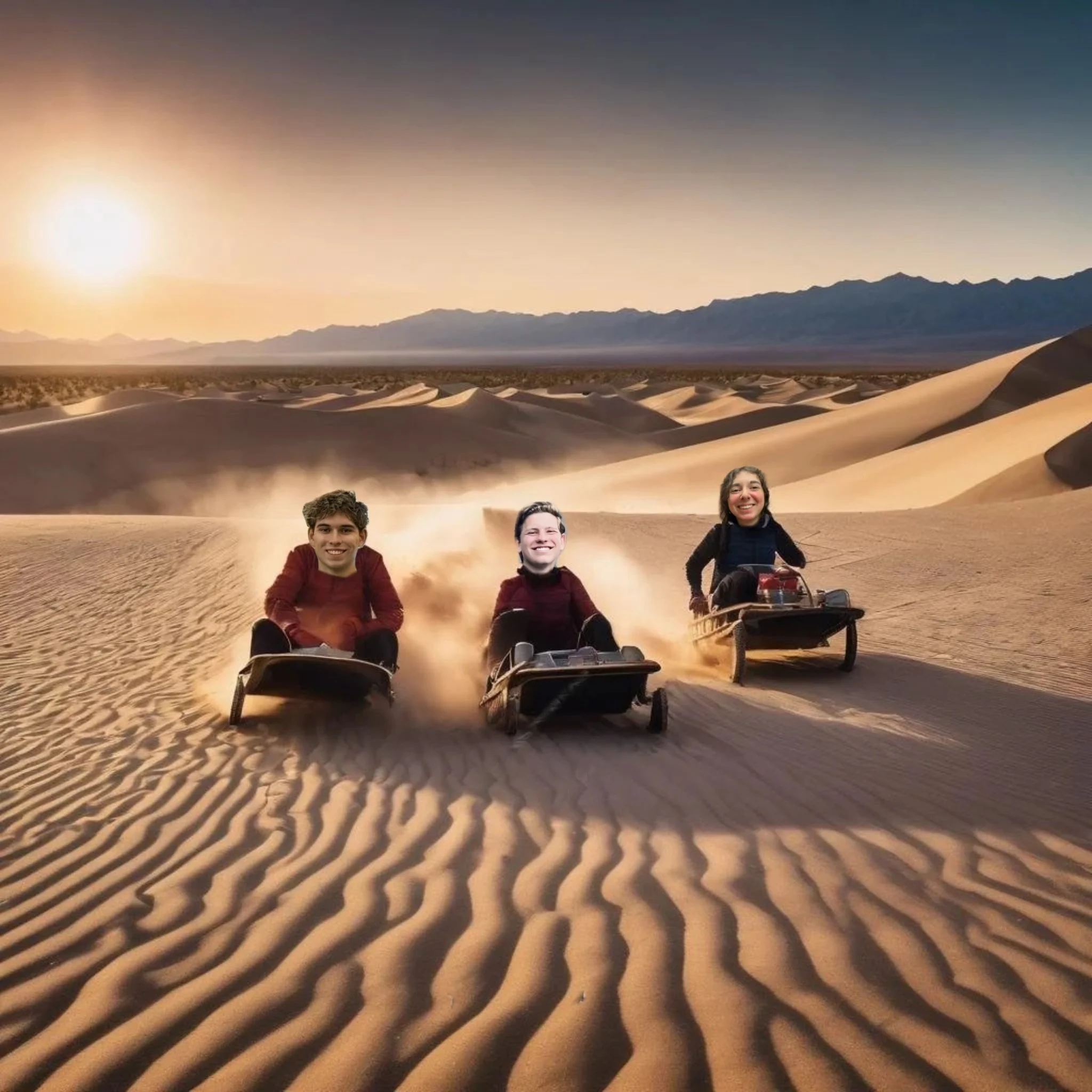 Surfs Up Down in Death Valley