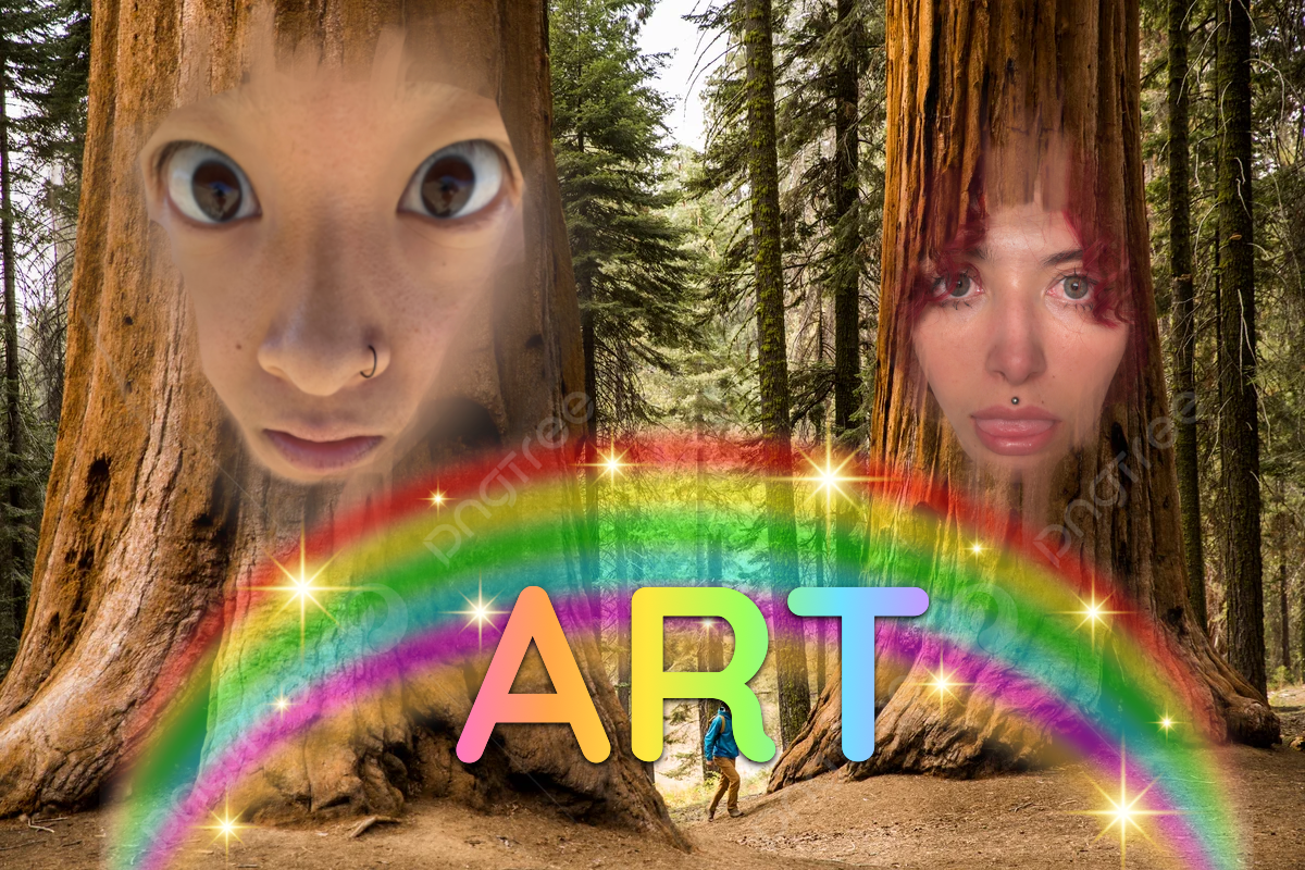 ART! AMONG THE TREES!