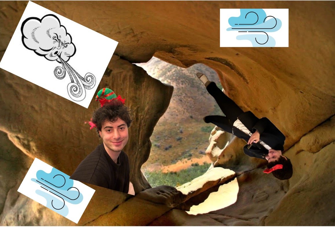 Getting Blown at Gaviota Wind Caves