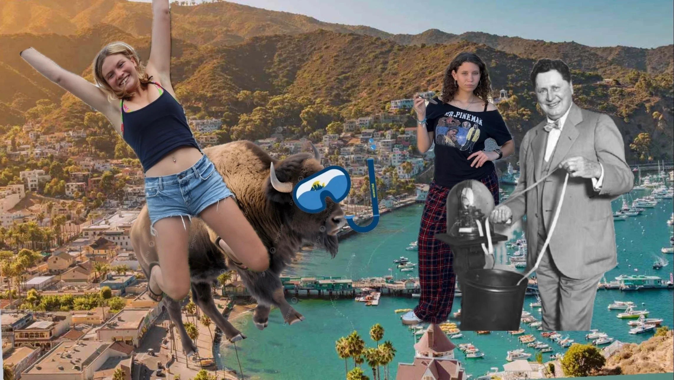 Chewin', Splashin', and Pettin' on Catalina