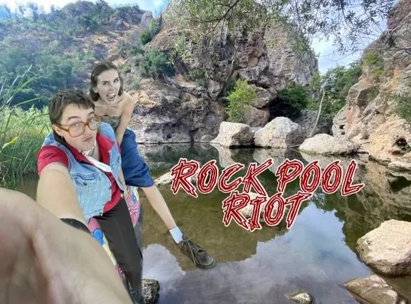 Rock Pool Riot!! Sophia and Betsy