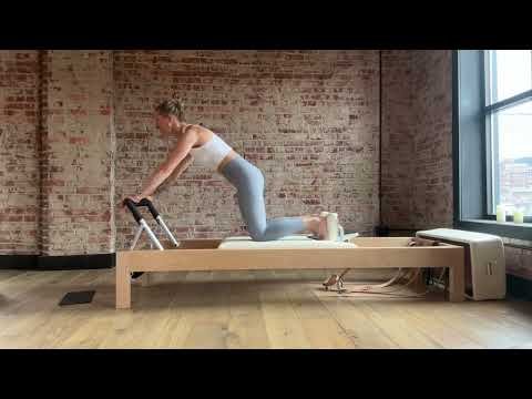 Knee stretch series. Round back. Flat back. Round back Knees off