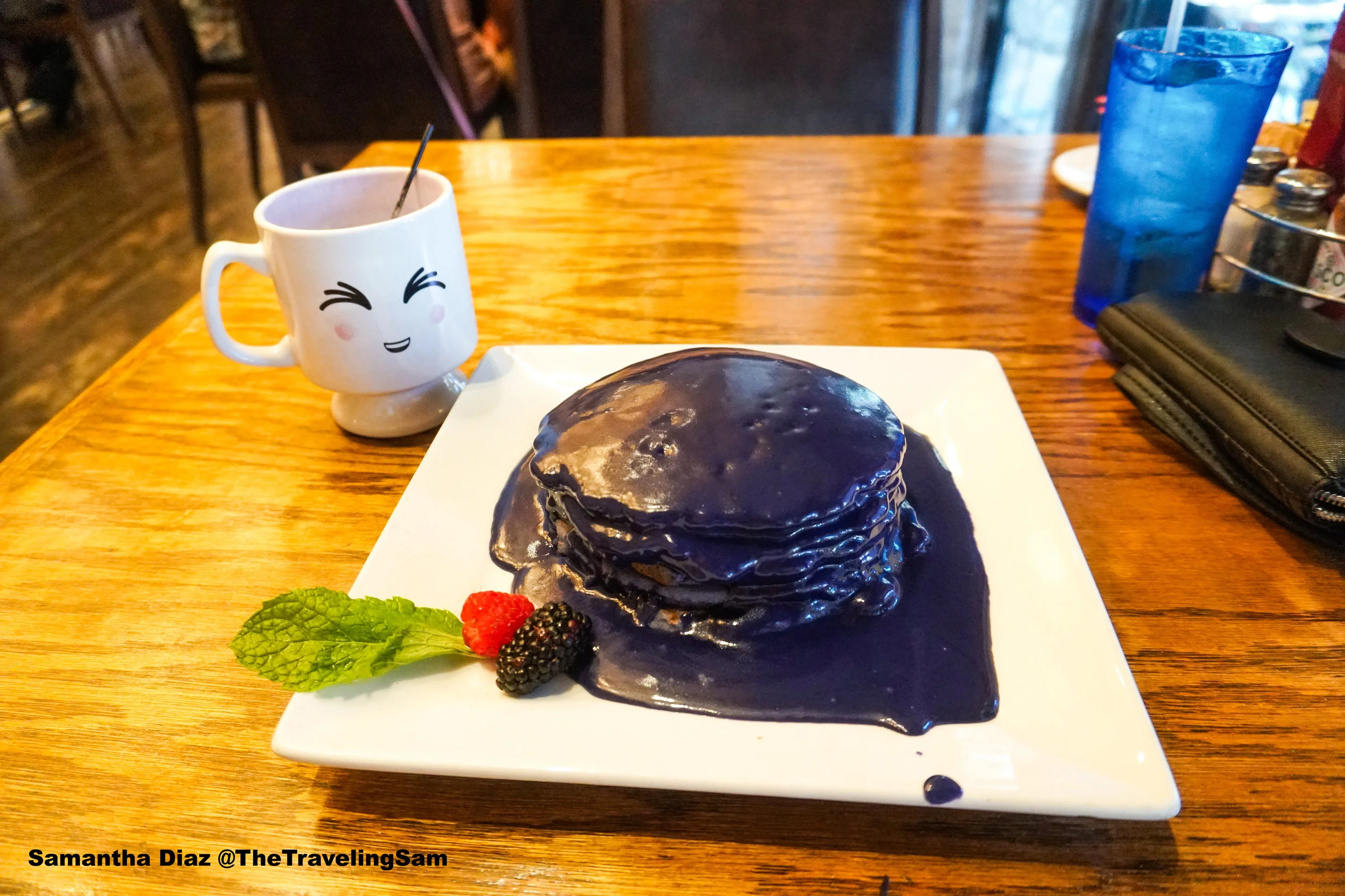 Ube Pancakes at YogurStory are a must!