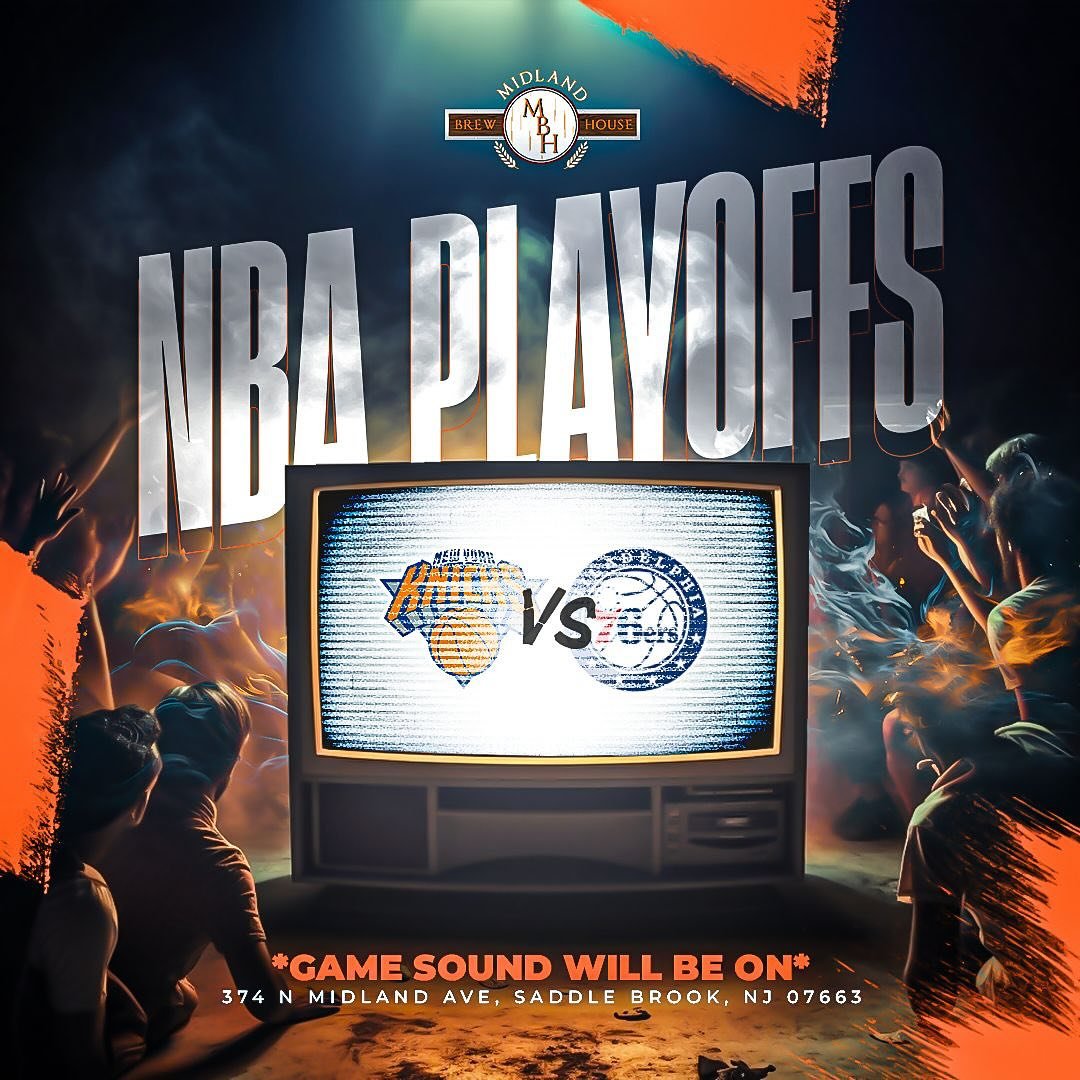 Midland Brew House Mondays!!! Happy Hour &amp; The NBA Playoffs 🏀

𝐊𝐧𝐢𝐜𝐤𝐬 𝐕𝐒 𝟕𝟔𝐞𝐫𝐬 𝟕:𝟑𝟎𝐩𝐦 🏀🏀🏀

🅷🅰🅿🅿🆈 🅷🅾🆄🆁 🍻 
Monday-Friday 3pm-7pm
$8 House Drinks 
$8 House Wines
$1 Off All Draft Beers &amp; Specialty Cocktails
New Ha