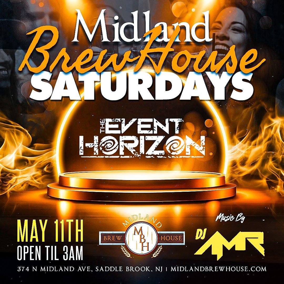 Join Us Tonight At Midland Brew House With Live Music B &ldquo;𝙏𝙃𝙀 𝙀𝙑𝙀𝙉𝙏 𝙃𝙊𝙍𝙄𝙕𝙊𝙉&rdquo;🎶🎸🎤
&amp; 🎧🎧 𝐃𝐉 𝐀𝐌𝐑 🎶🎵 Open Until 3am🕒 

𝙉𝙔 𝙍𝙖𝙣𝙜𝙚𝙧𝙨 𝙑𝙎 𝘾𝘼𝙍 𝙃𝙪𝙧𝙧𝙞𝙘𝙖𝙣𝙚𝙨 7𝙥𝙢 🏒

📺𝐍𝐁𝐀 𝐏𝐥𝐚𝐲𝐨𝐟𝐟𝐬 🏀
📺