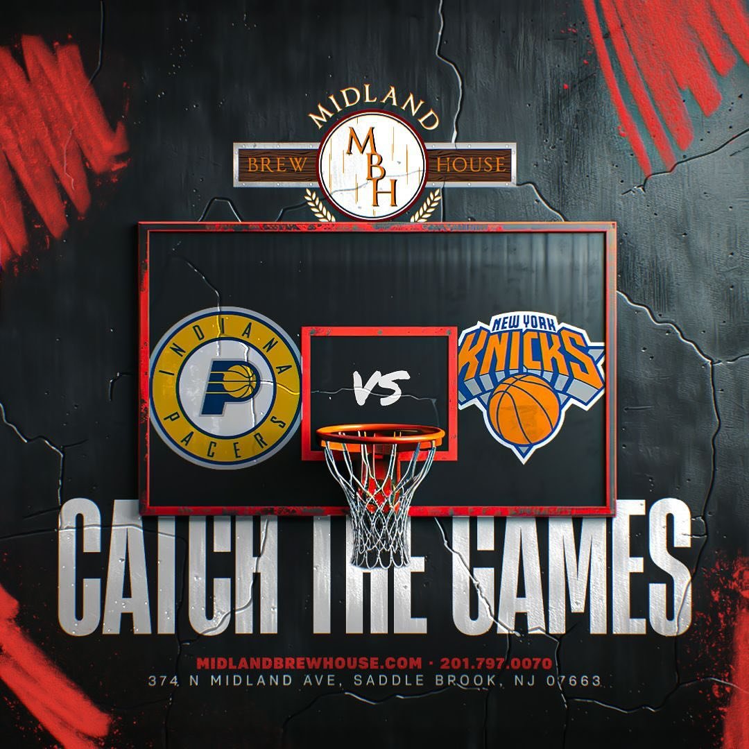 Stop In Today At Midland Brew House &amp; Catch The NBA Playoffs 🏀

𝙆𝙣𝙞𝙘𝙠𝙨 𝙑𝙎 𝙋𝙖𝙘𝙚𝙧𝙨 3:30pm 🏀🏀🏀

𝙂𝙖𝙢𝙚 𝙎𝙤𝙪𝙣𝙙 𝙊𝙣🔊🔊🔊
𝐈𝐧𝐟𝐨 𝐂𝐚𝐥𝐥 (𝟐𝟎𝟏) 𝟕𝟗𝟕-𝟎𝟎𝟕𝟎 𝐎𝐫 𝐕𝐢𝐬𝐢𝐭
𝐰𝐰𝐰.𝐦𝐢𝐝𝐥𝐚𝐧𝐝𝐛𝐫𝐞𝐰𝐡𝐨𝐮𝐬𝐞.𝐜𝐨?