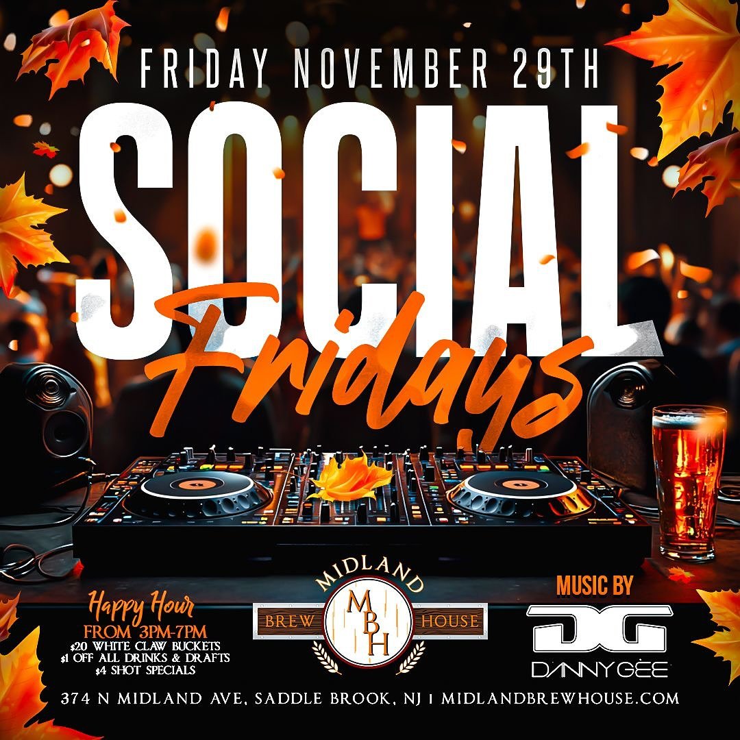 Tonight At #𝗠𝗕𝗛 &ldquo;𝐒𝐨𝐜𝐢𝐚𝐥 𝐅𝐫𝐢𝐝𝐚𝐲&rsquo;𝐬&rdquo; Music By 𝗗𝗷 𝗗𝗮𝗻𝗻𝘆 𝗚𝗲𝗲🎧9pm🎶🎵🎶 Catch The 𝗥𝗮𝗶𝗱𝗲𝗿𝘀 𝗩𝗦 𝗖𝗵𝗶𝗲𝗳𝘀 𝟯𝗽𝗺🏈🏈🏈

Open Until 3am🕒
𝐇𝐚𝐩𝐩𝐲 𝐇𝐨𝐮𝐫 𝐟𝐫𝐨𝐦 𝟑𝐩𝐦-𝟕𝐩𝐦
$20 White Claw Buckets