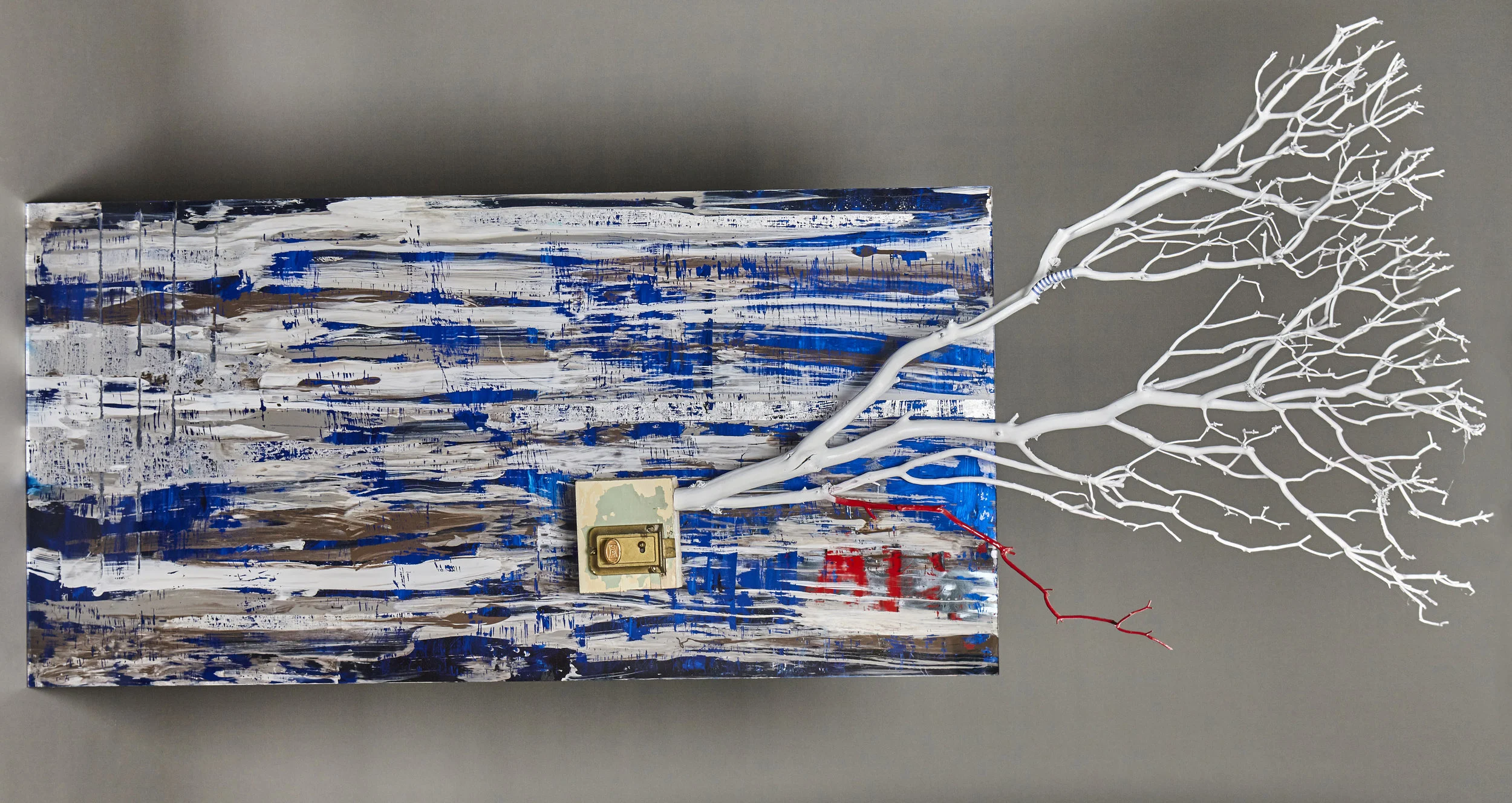 Tears Before the Rain - 24" x 84" x 5"
