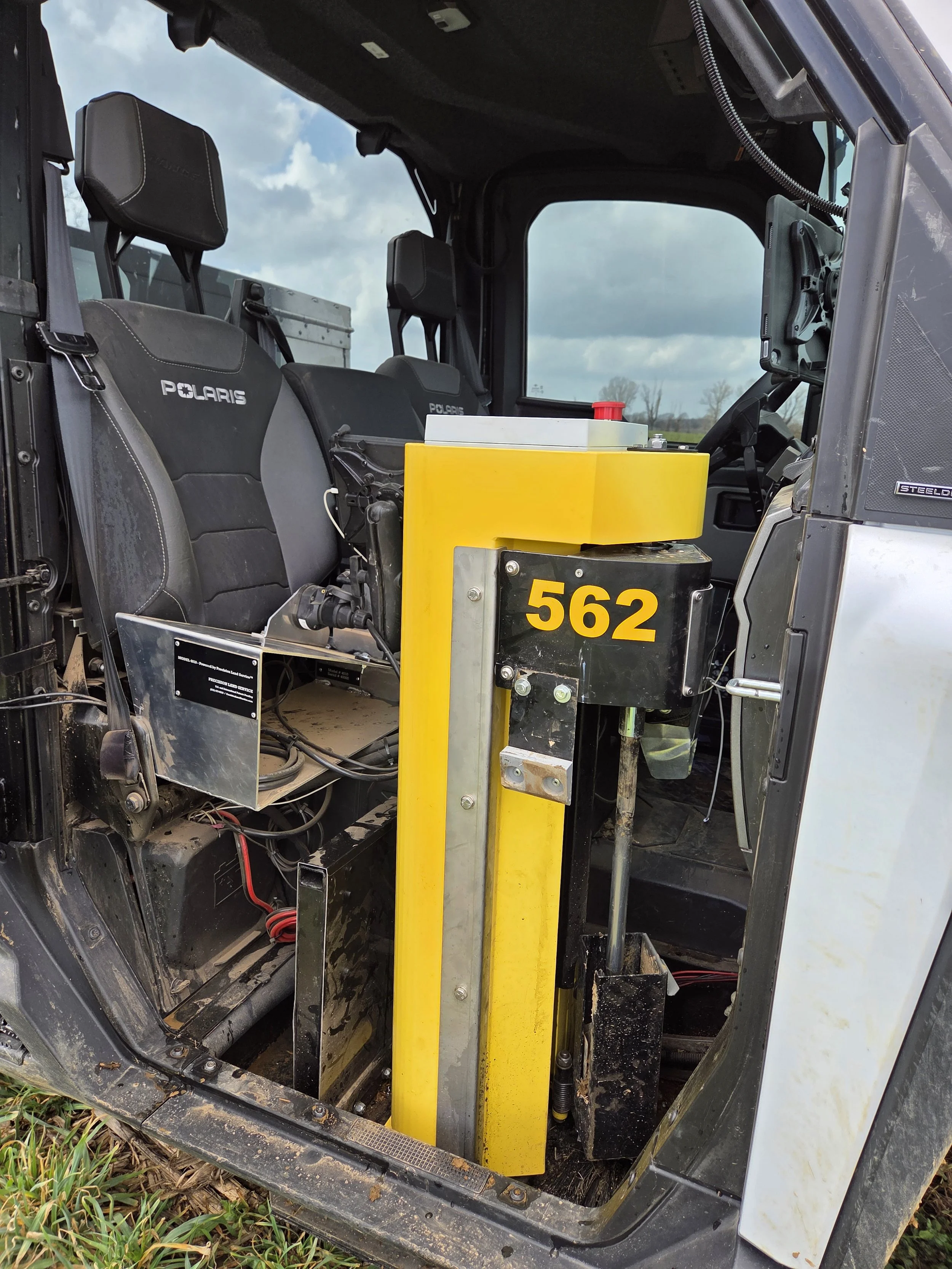 Wintex 1000 mount inside Polaris 1500