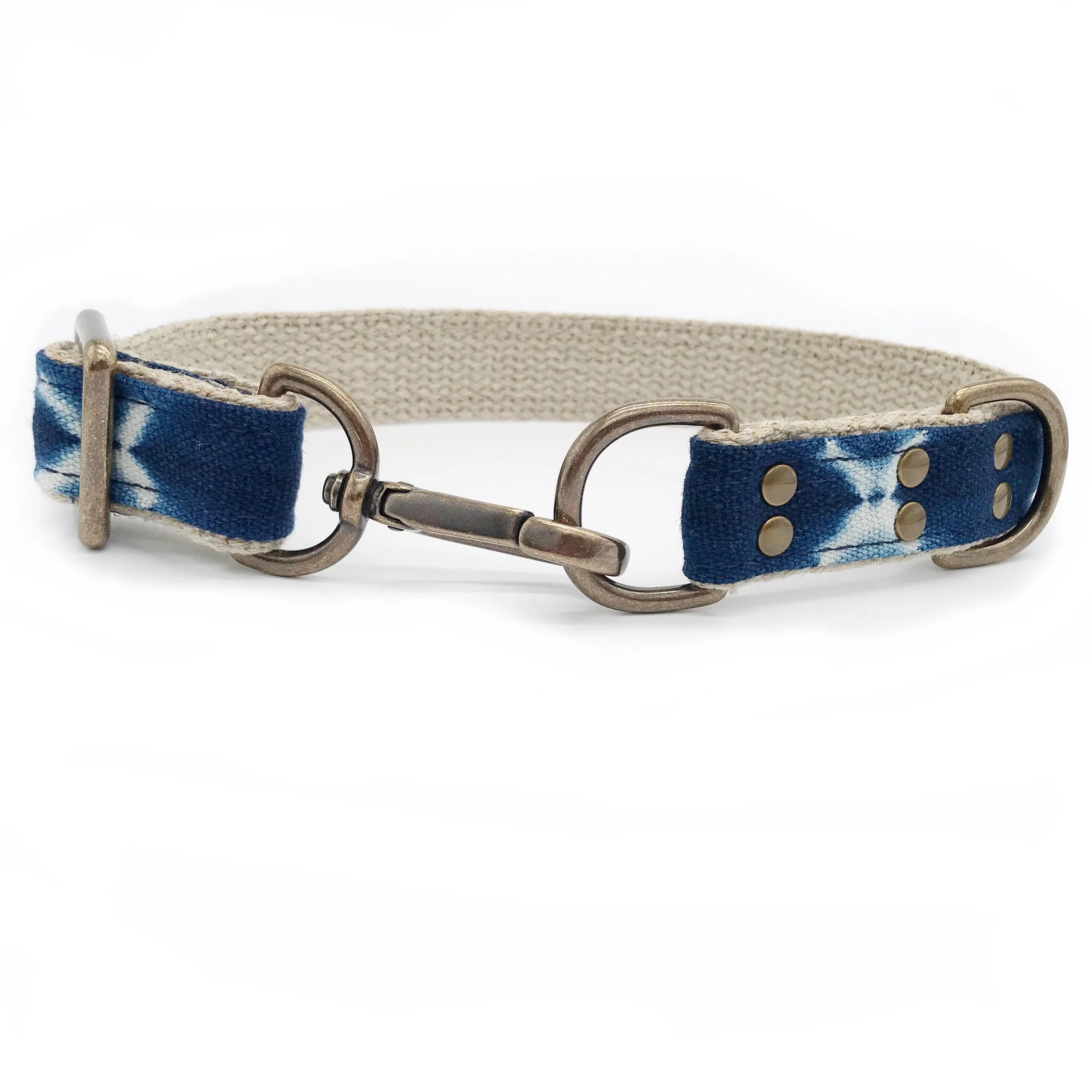 indigo dog collar