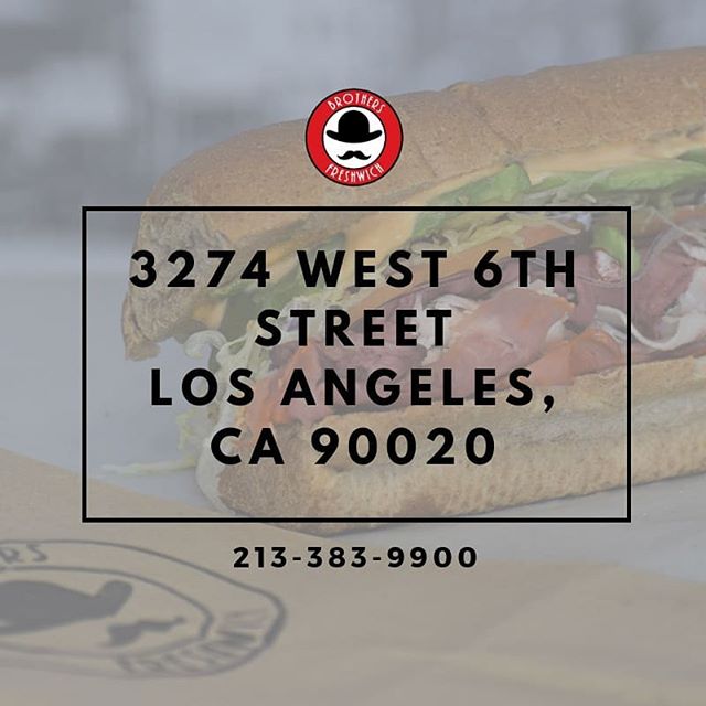 We're open till 6pm today! Come on by the shop for a sandwich!
▪️
▪️
▪️
▪️
▪️
#brotherfreshwich #brotherssandwich #sunday #sundayfunday  #sandwich #food #love #eat #foodies #koreatownla #deliciousness #igfood #instafood #igdaily #instadaily #socal #f
