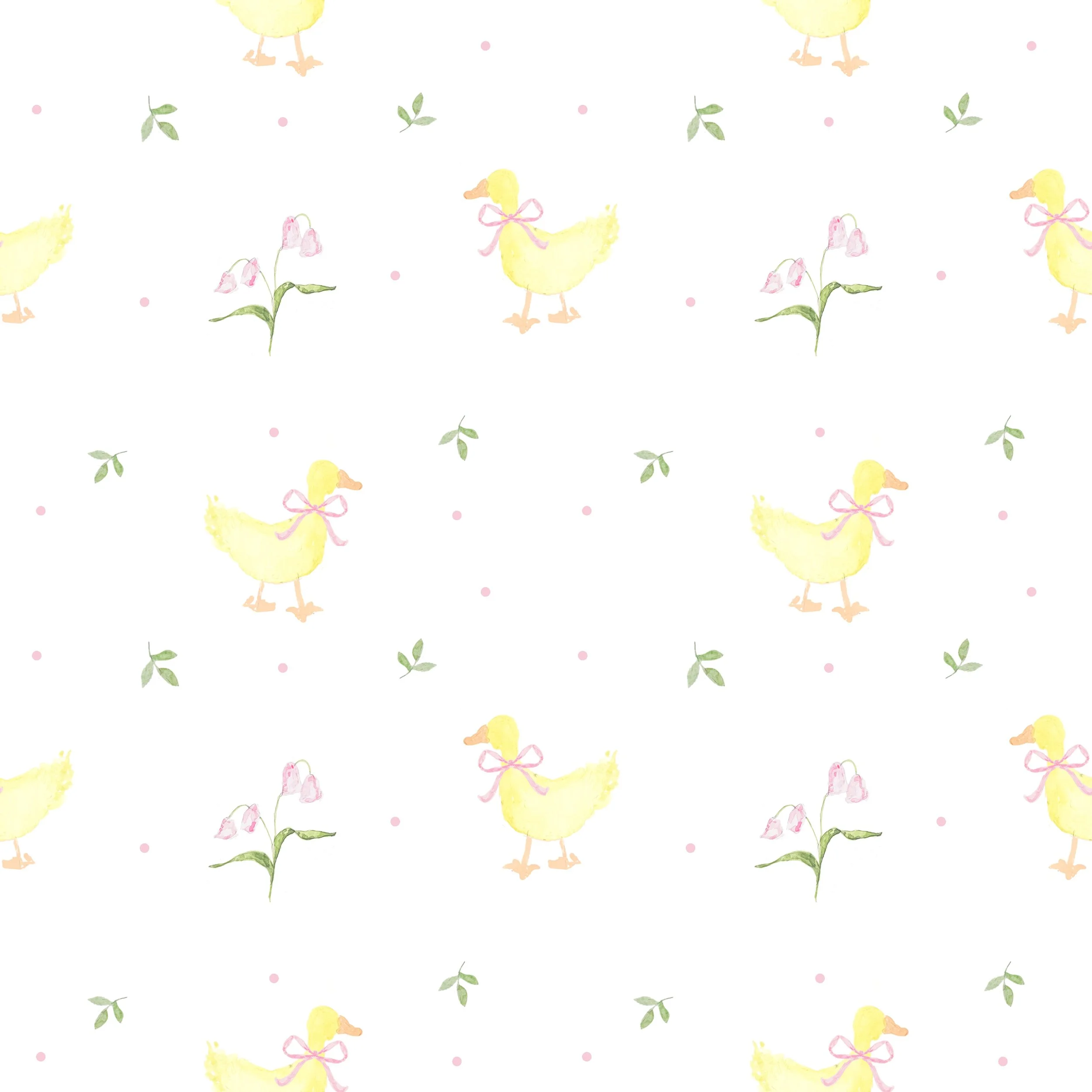 Girl Ducks with Bows