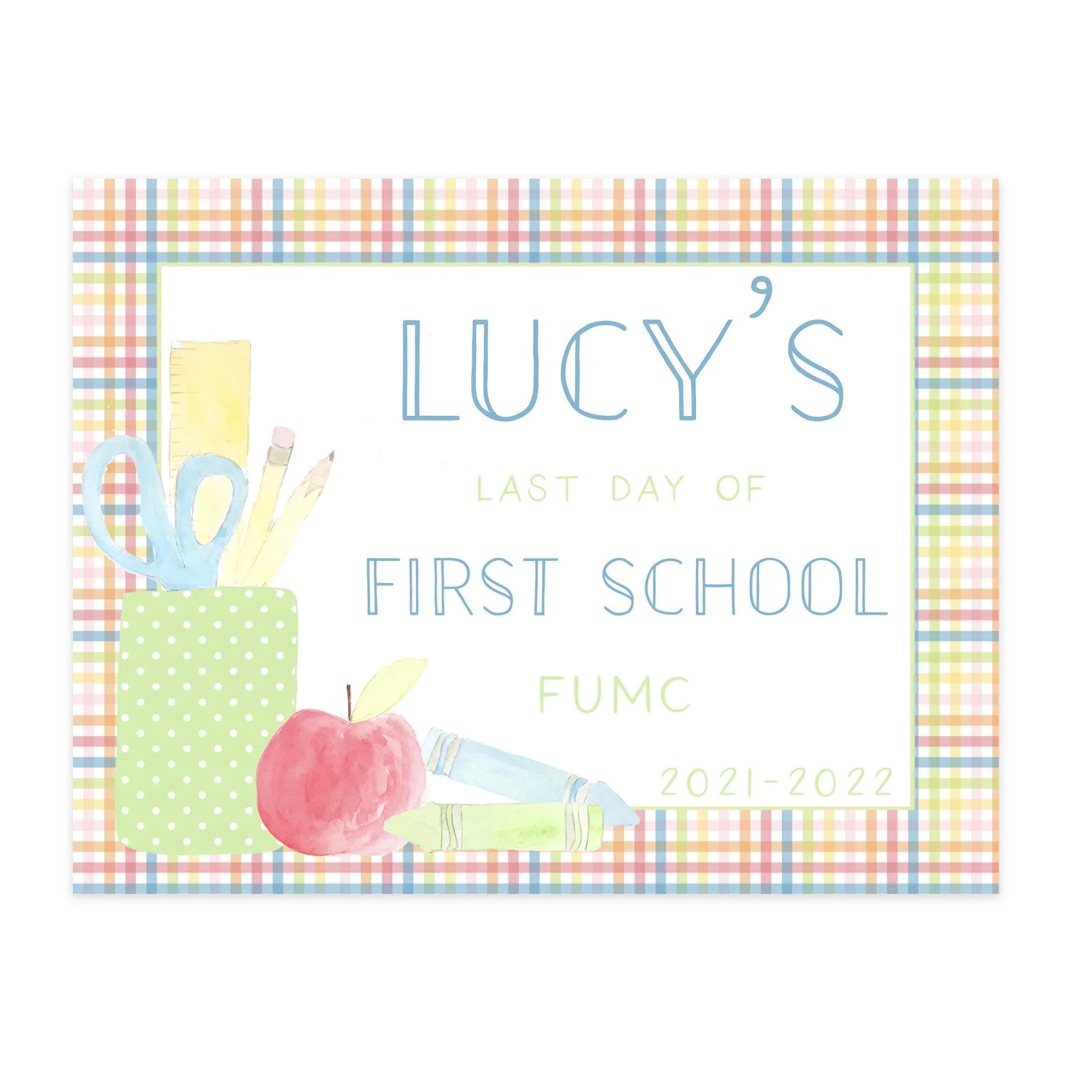 Back to School Sign - Multi