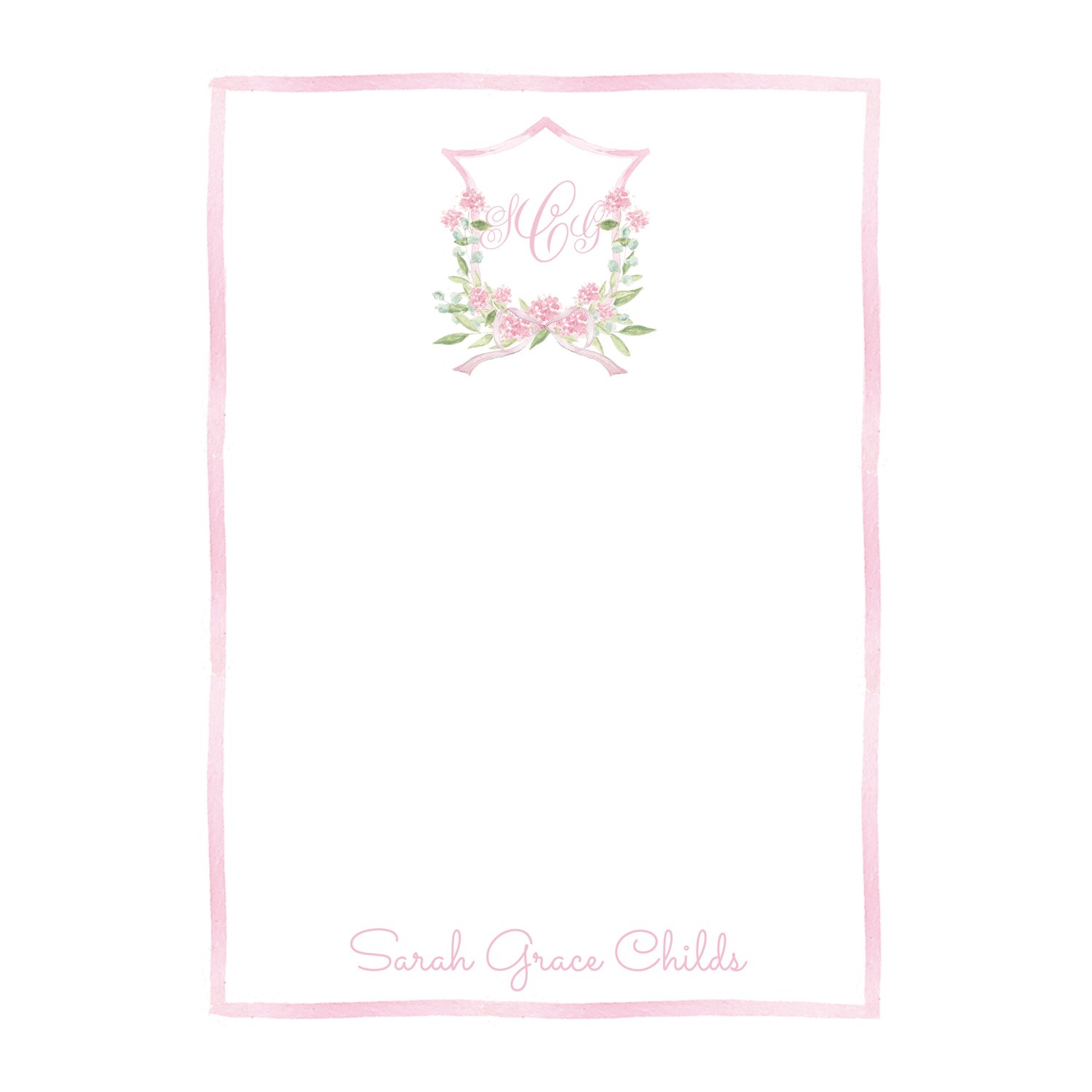 Girl Crest Stationery