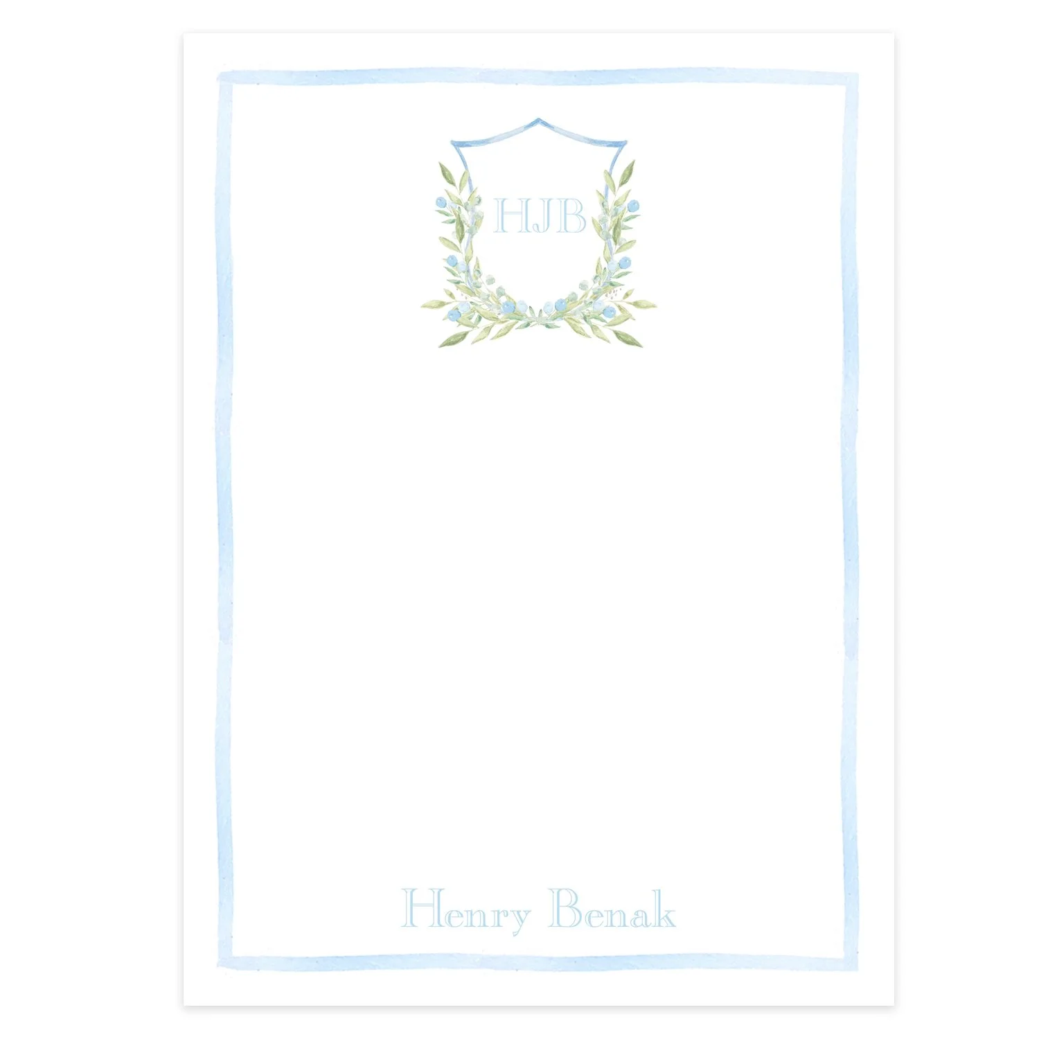 Boys Crest Card