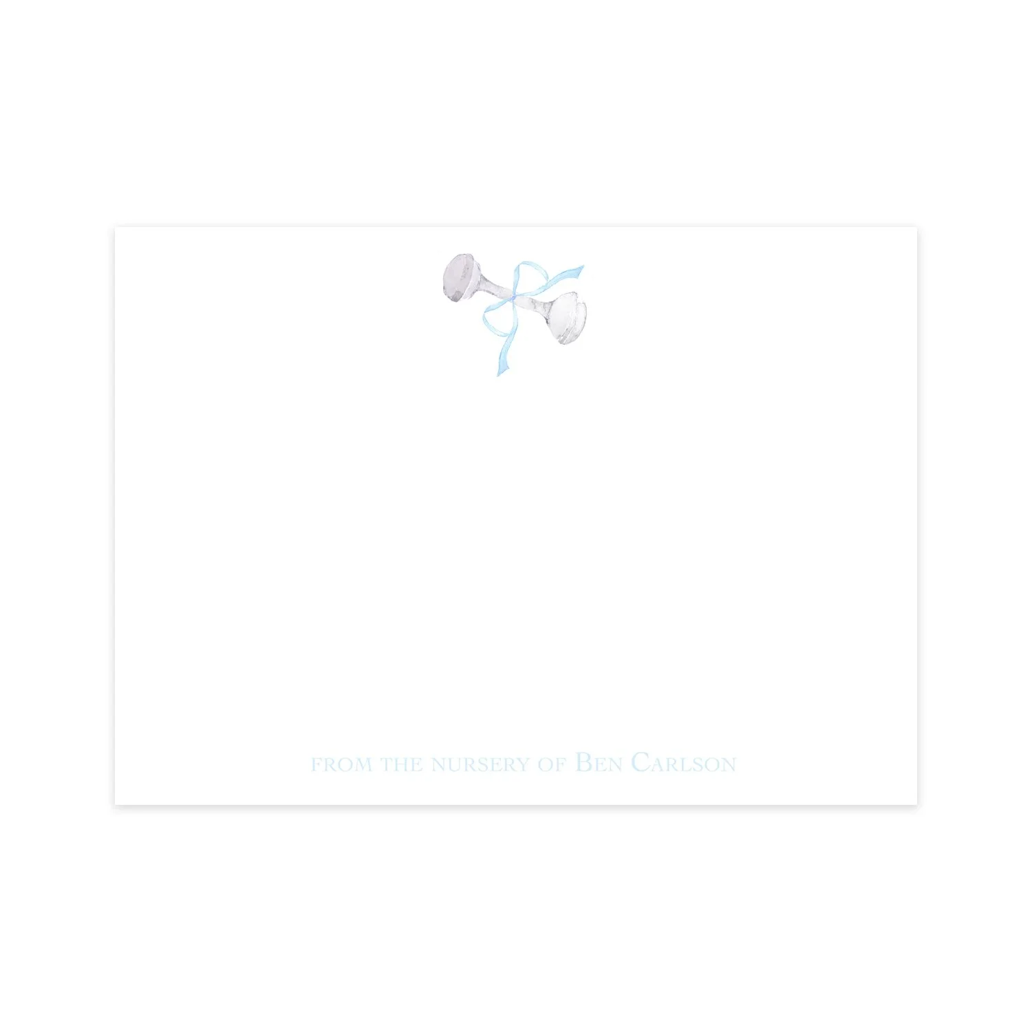 Blue Rattle Stationery