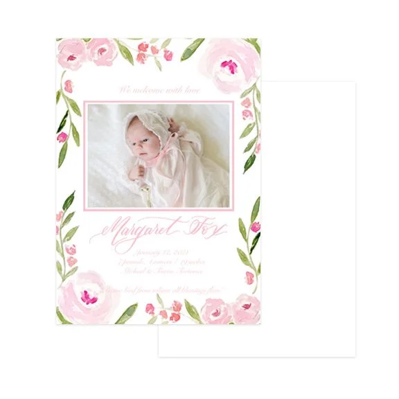 The Margaret Birth Announcement