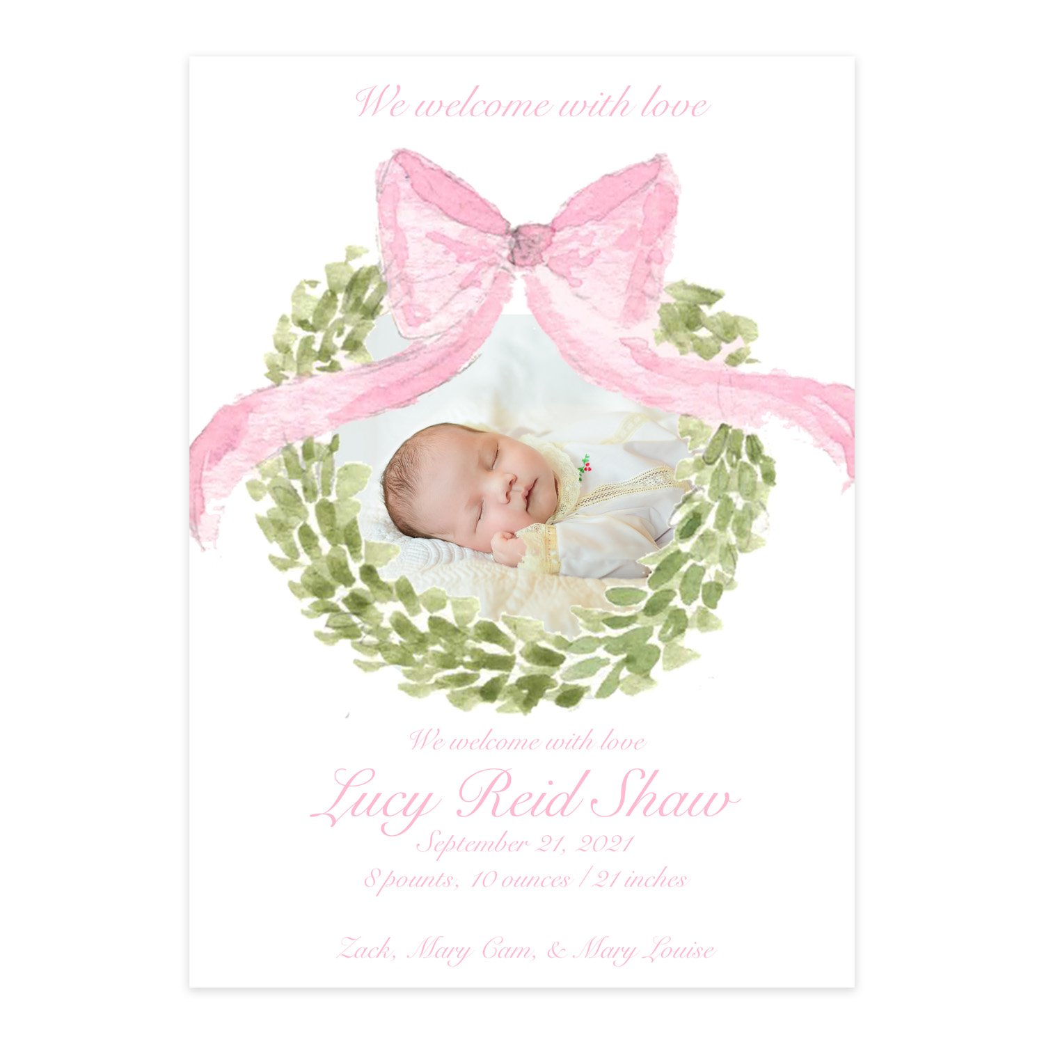 Boxwood Bow Announcement