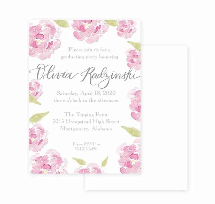 Camellia Invitation