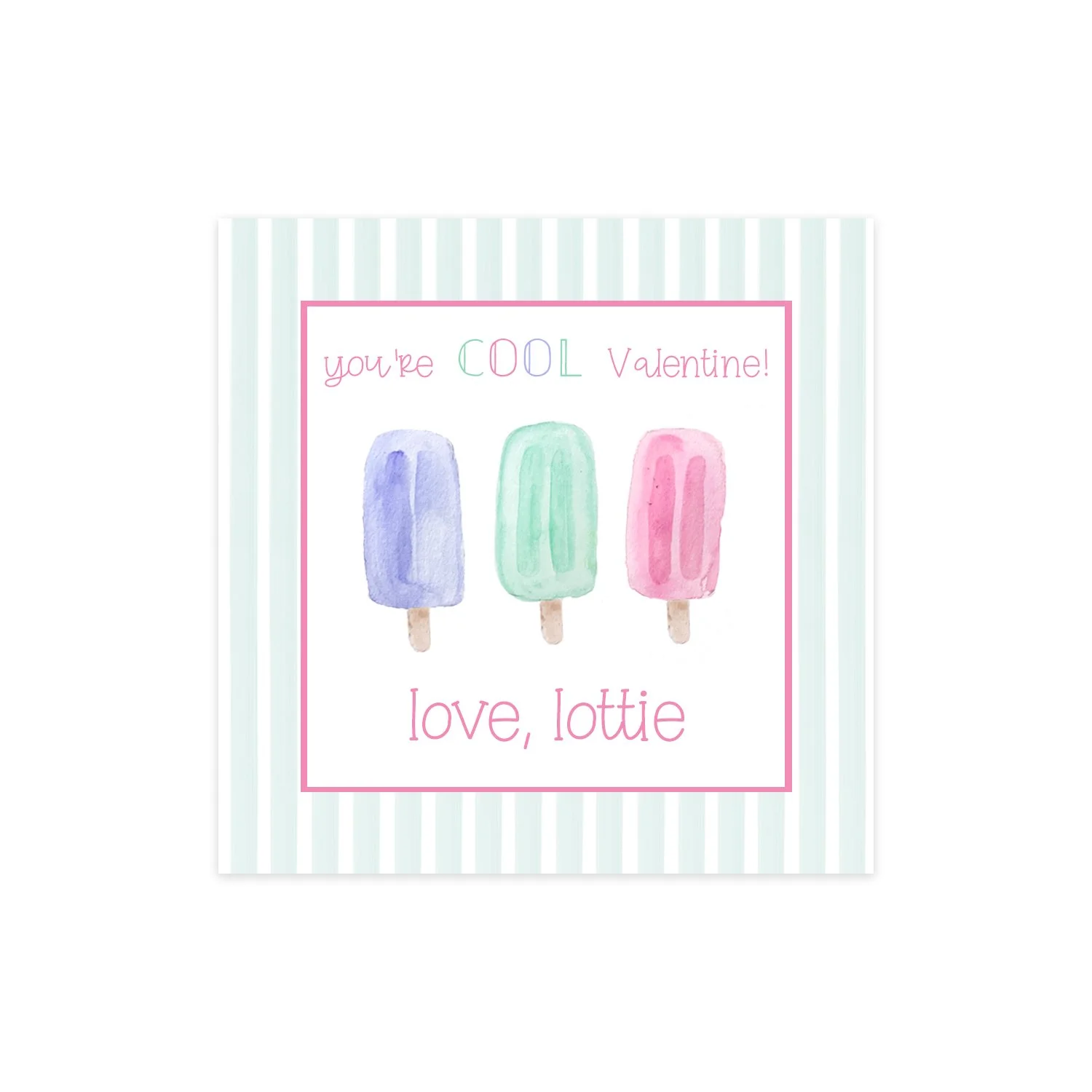 Pink Pops Tag
