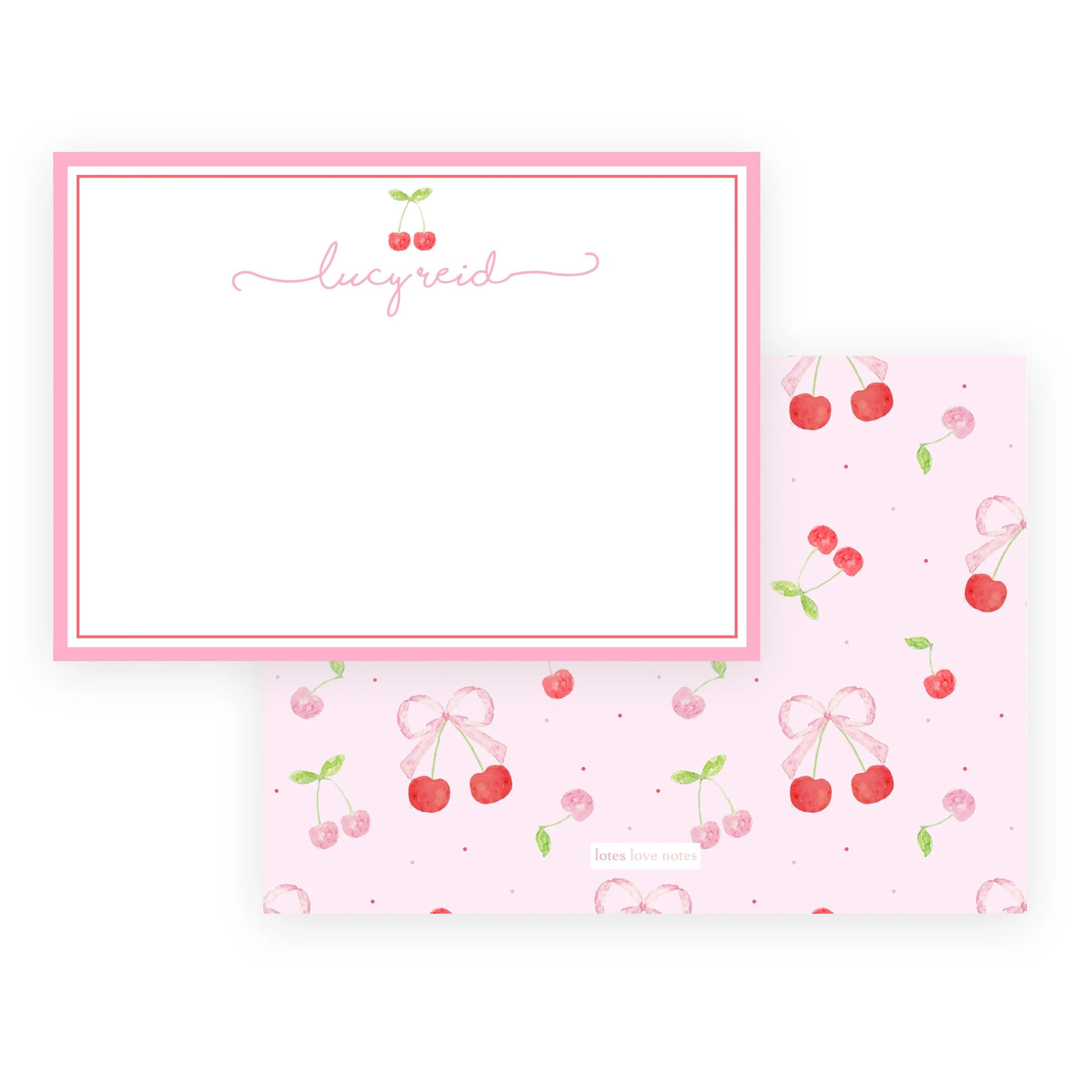 Cherry On Top Flat Card