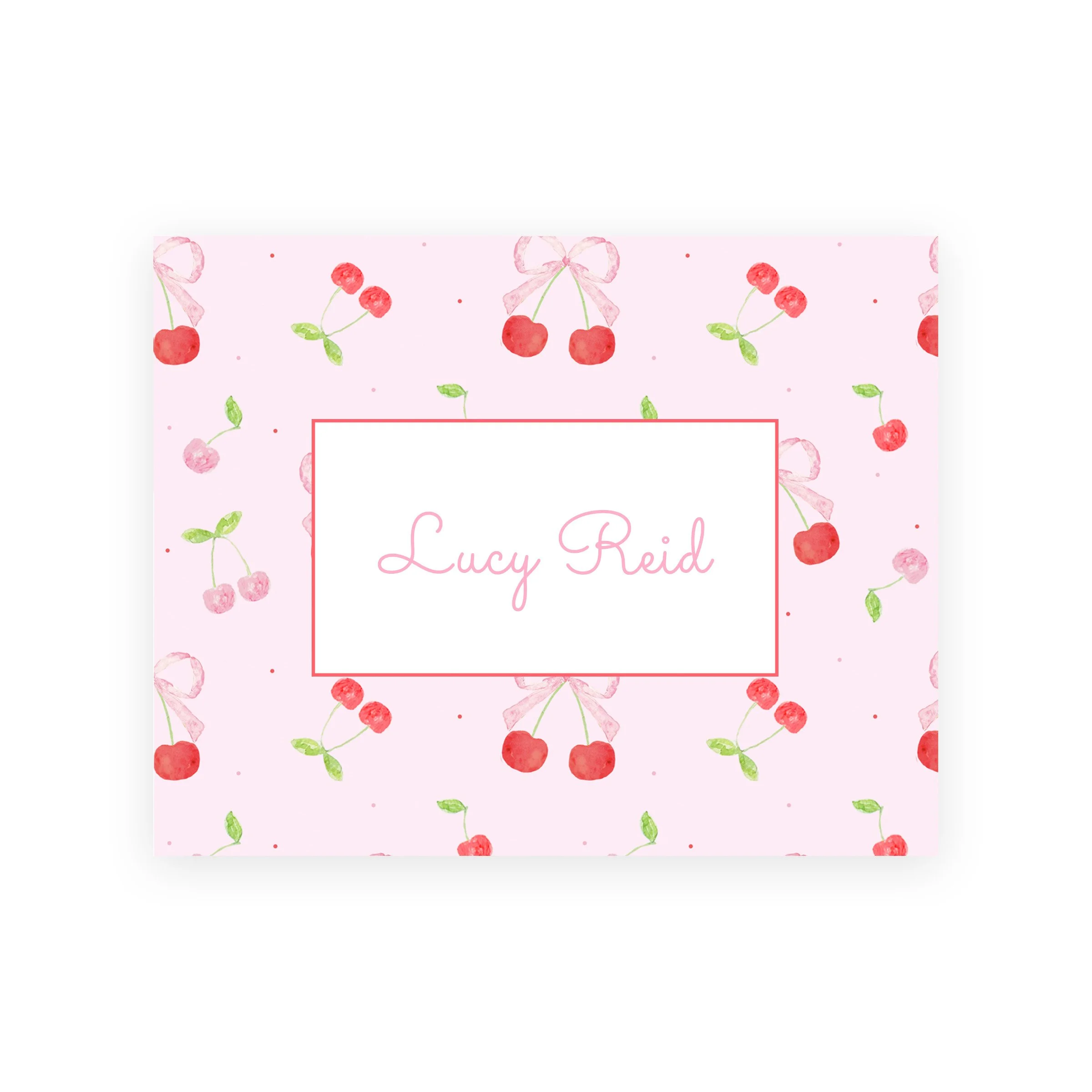 Cherry on Top Folded Card