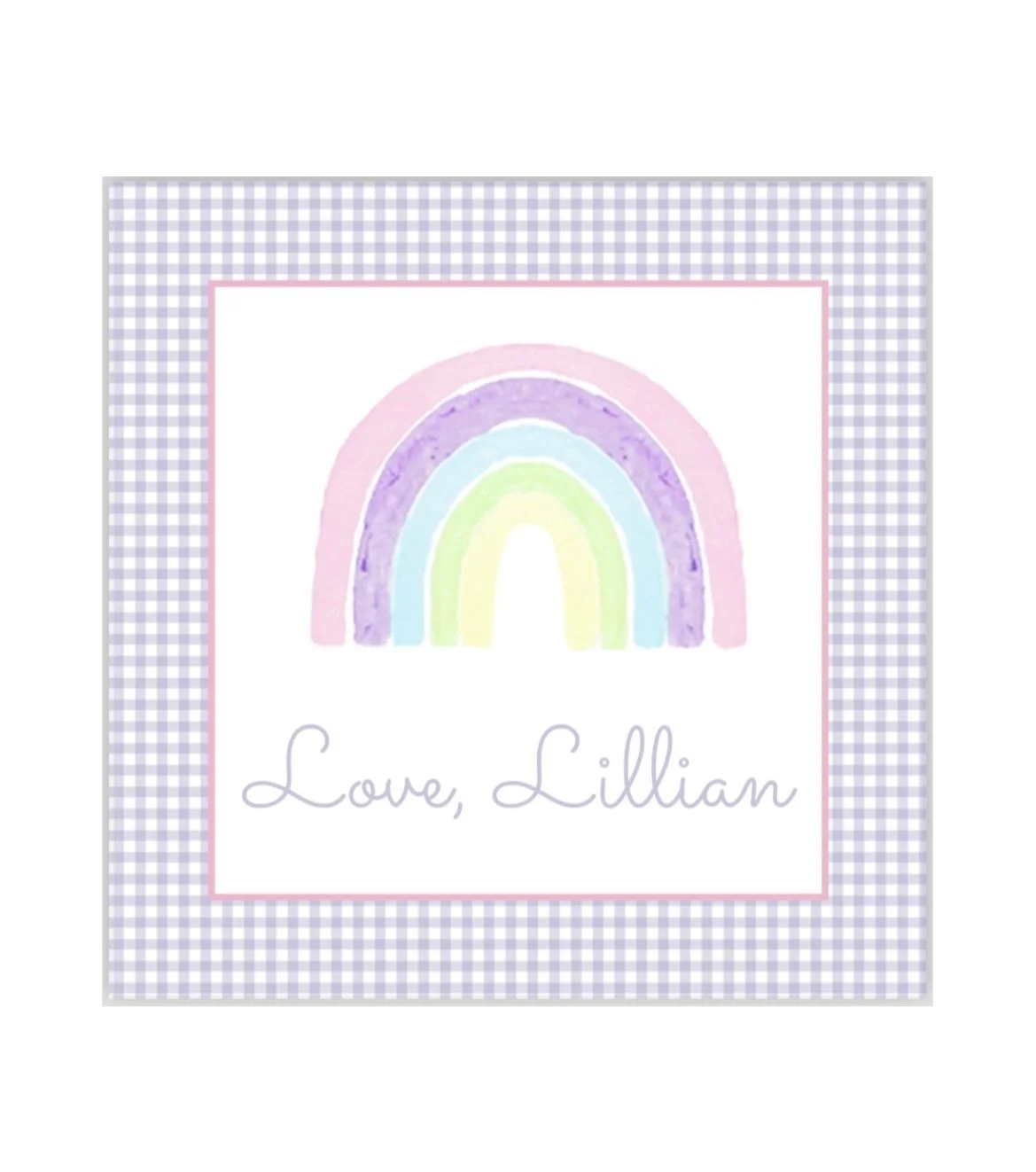 Purple Rainbow Tag