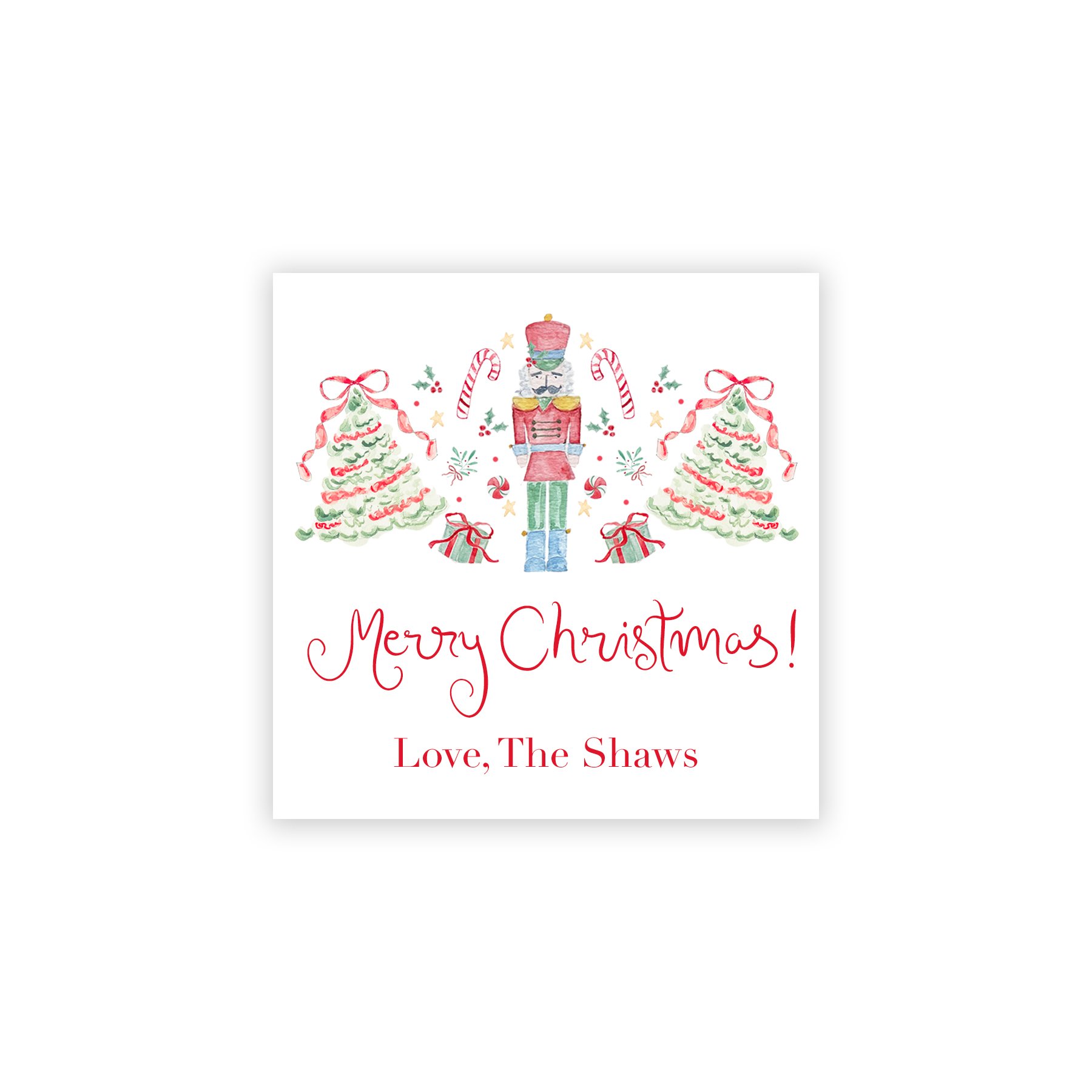 Christmas Nutcracker Tag
