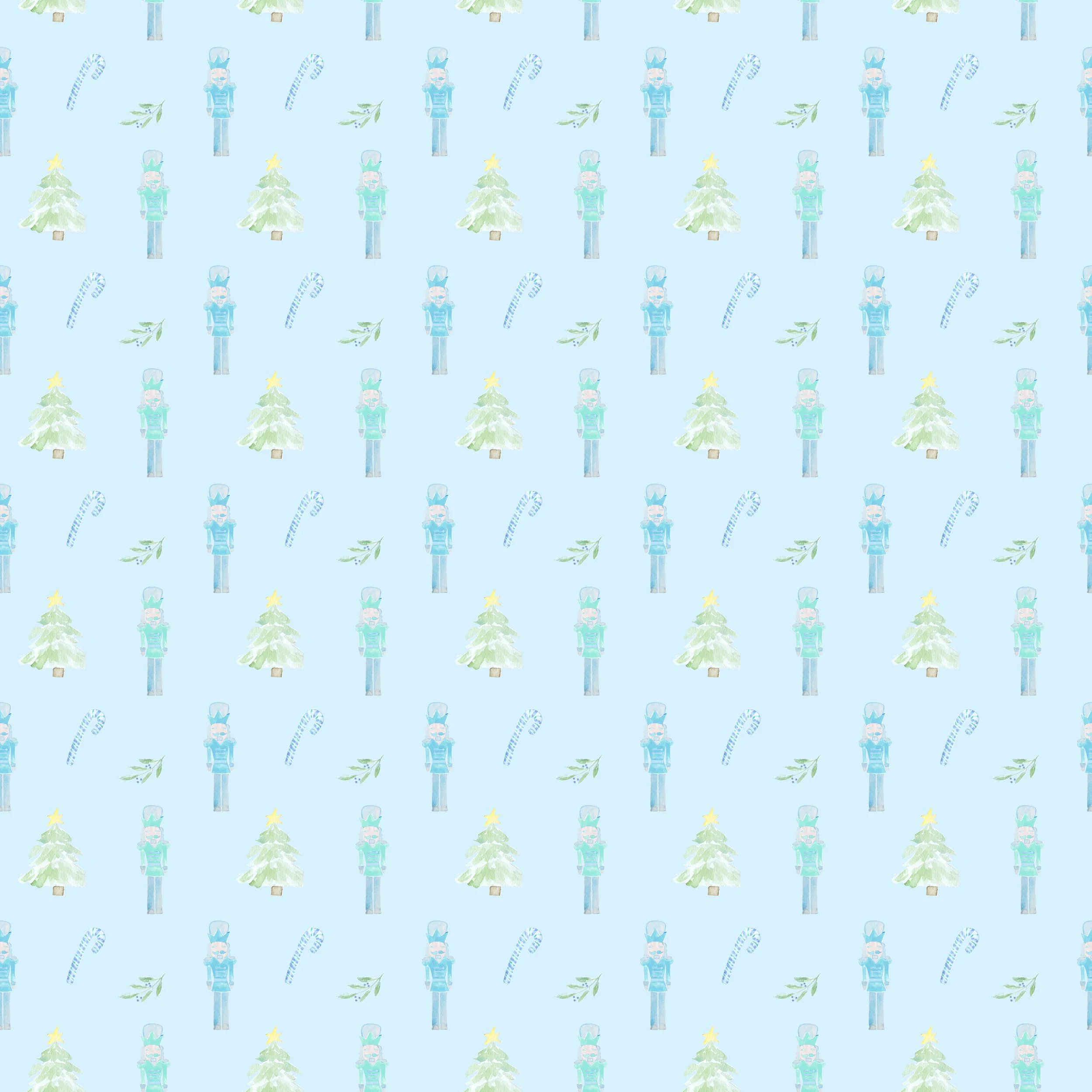 Blue Nutcracker Print