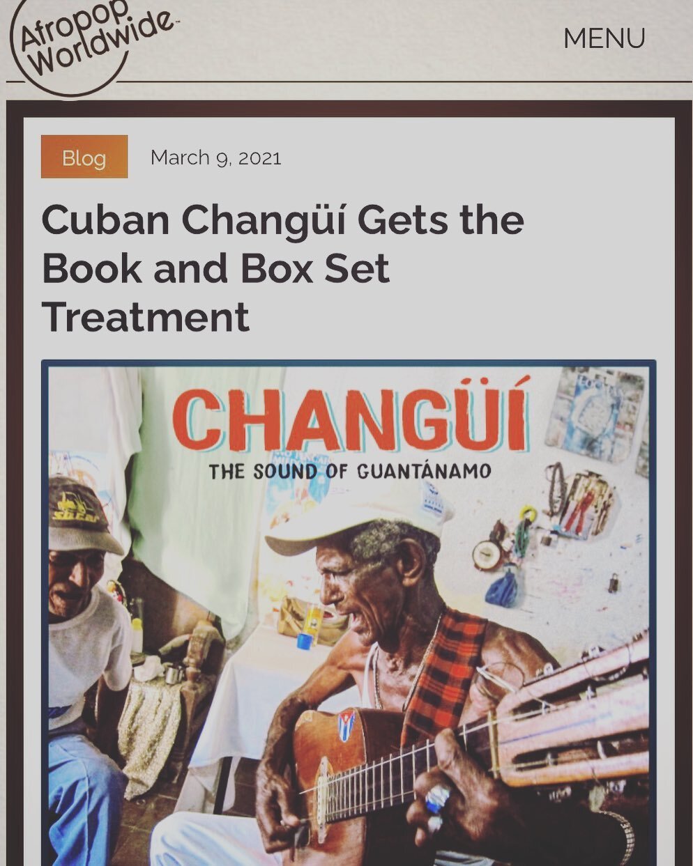 &ldquo;No Cuban music is untouched by the influence of Africa, but changüí, a folk style from the Guantánamo province on the eastern tip of the island, is even more Africa-forward than most, yet perhaps not very well known&mdash;until now.&quot;
&