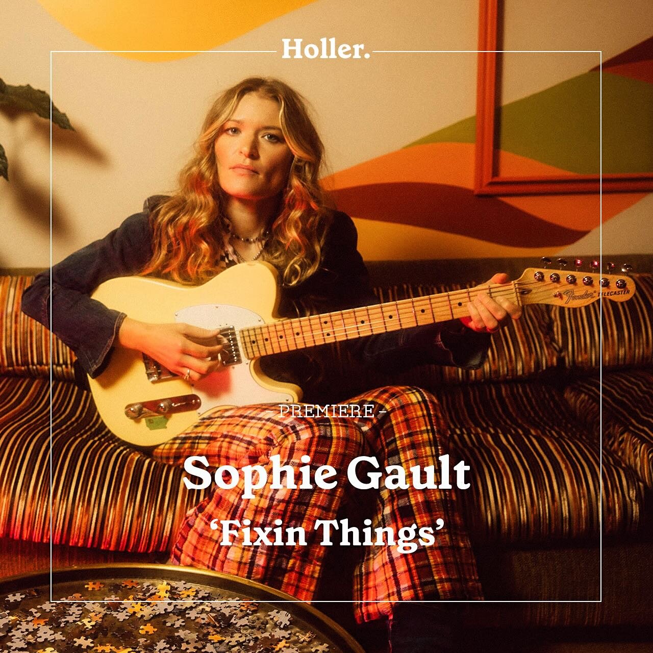 FROM @hollercountry : 
&ldquo;&lsquo;Fixin Things&rsquo; is a stone baked slice of sloppy, sleazy country rock &lsquo;n&rsquo; roll dripping in bluesy guitars licks, as the former singer with Sophie &amp; The Broken Things looks for redemption and fo