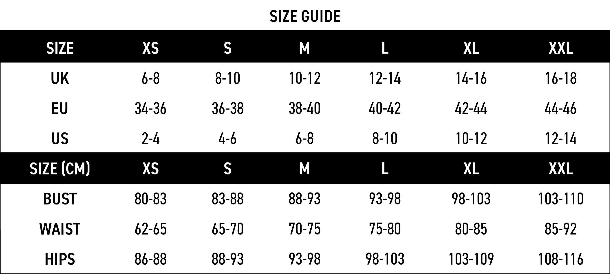 Size Guide | Oriusu