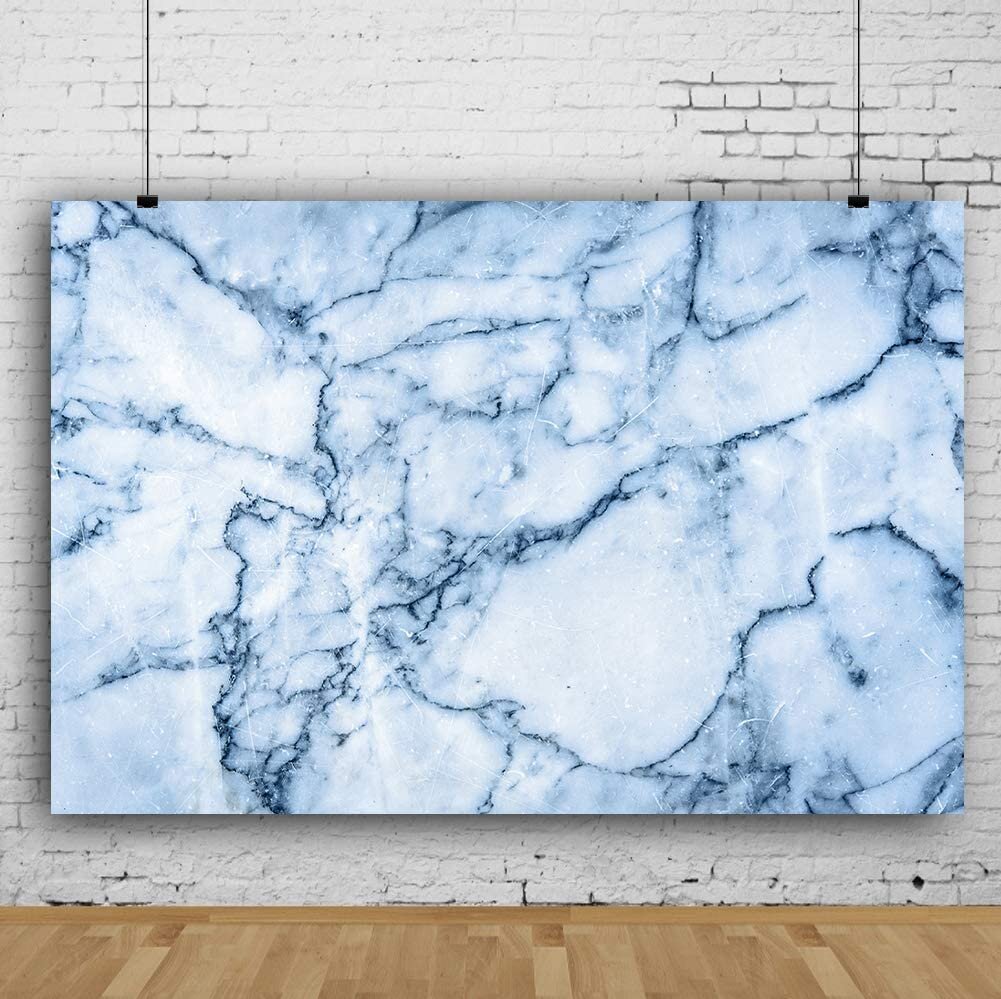 Blue marble 7x5 vinyl backdrop