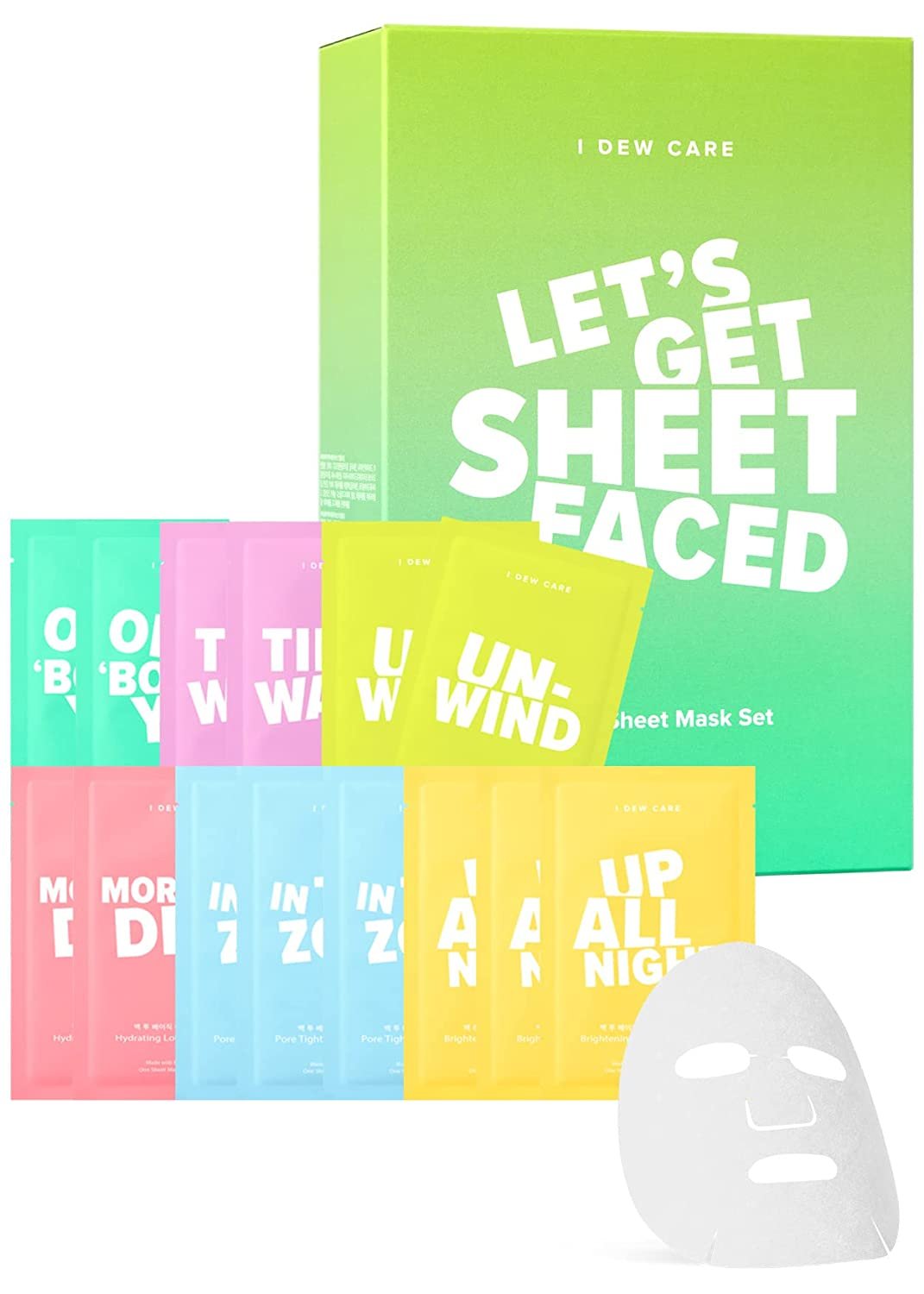 I Dew Care Sheet Mask Pack - Let’s Get Sheet Faced