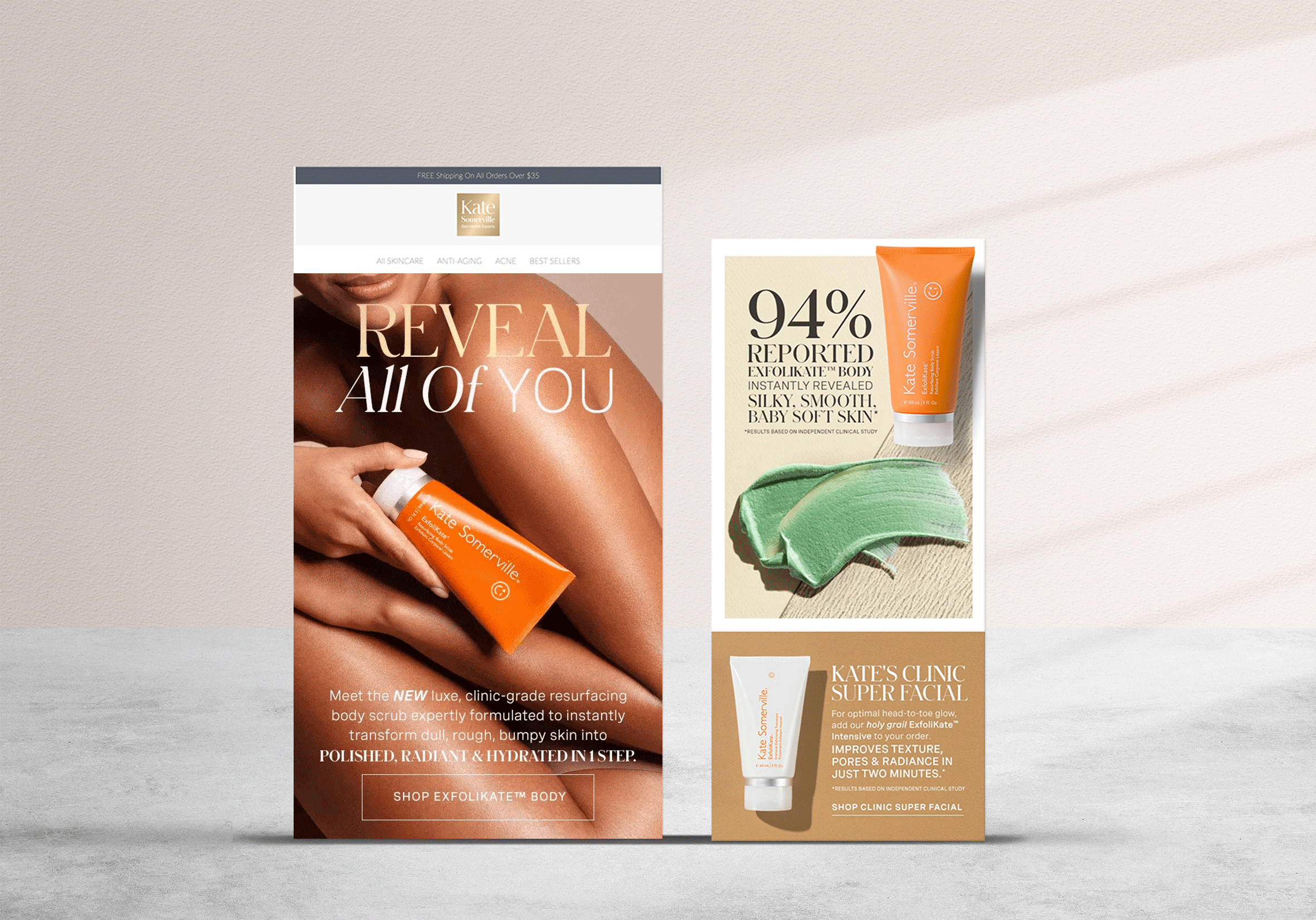 Launch Email / Campaign Product & Model Imagery Art Direction