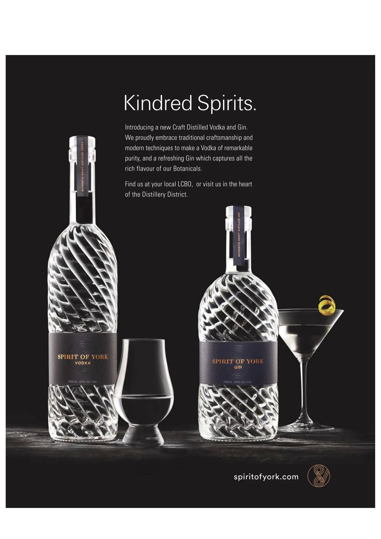2019 Elsie Award for Best Ad in The LCBO’s Food and Drink Magazine.2019 Platinum MarCom Award for Print Media - Magazine.