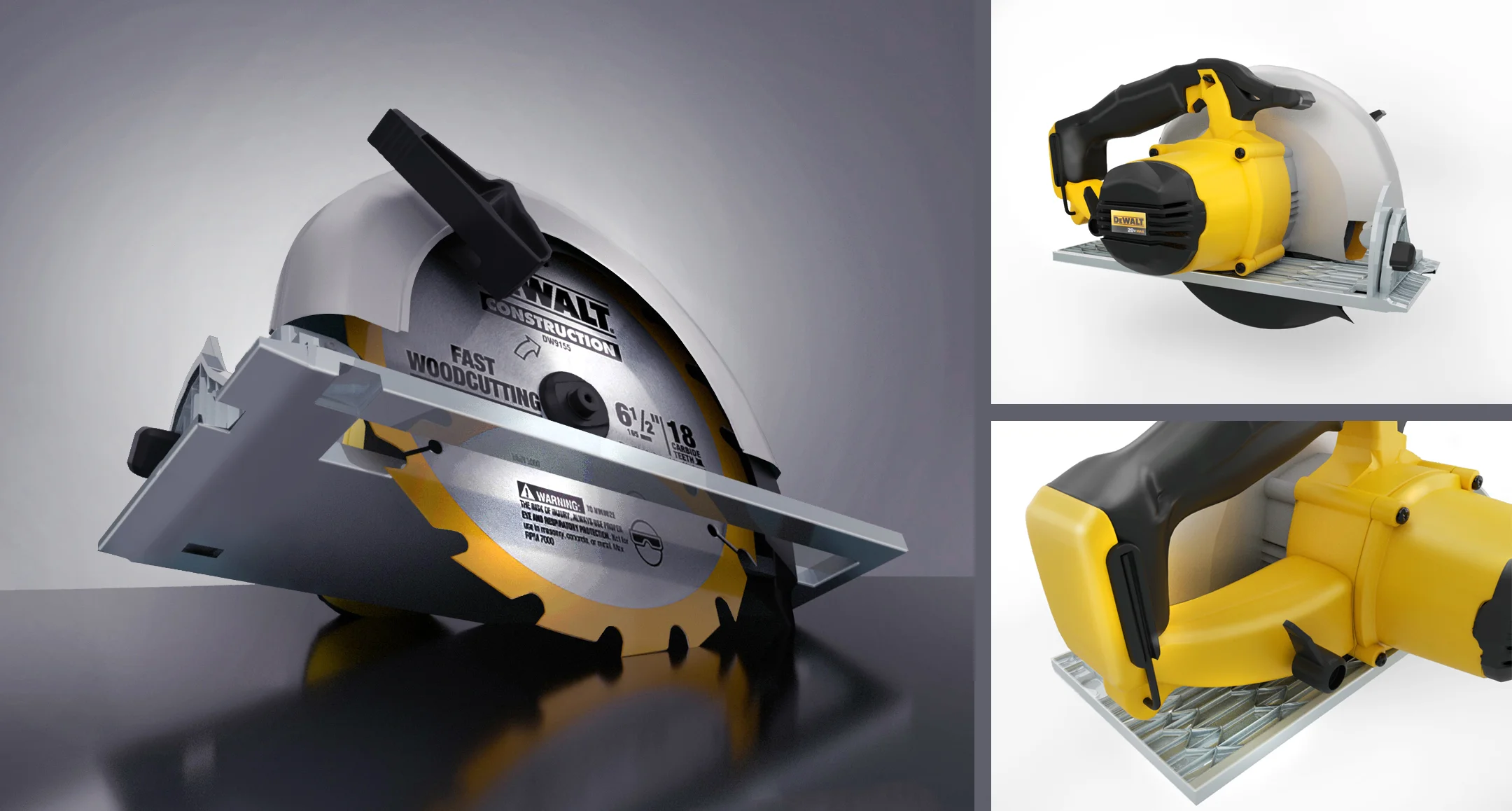 Dewalt Saw Display (Maya 2018