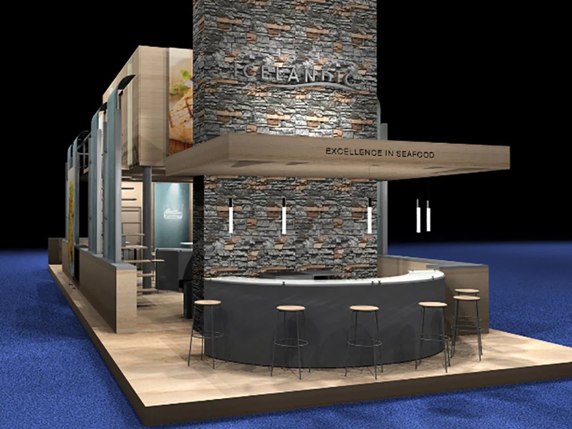 Icelandic Foods Tradeshow Booth (Cinema 4D, R11)