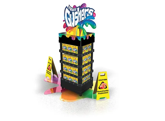 Gushers Interactive Display
