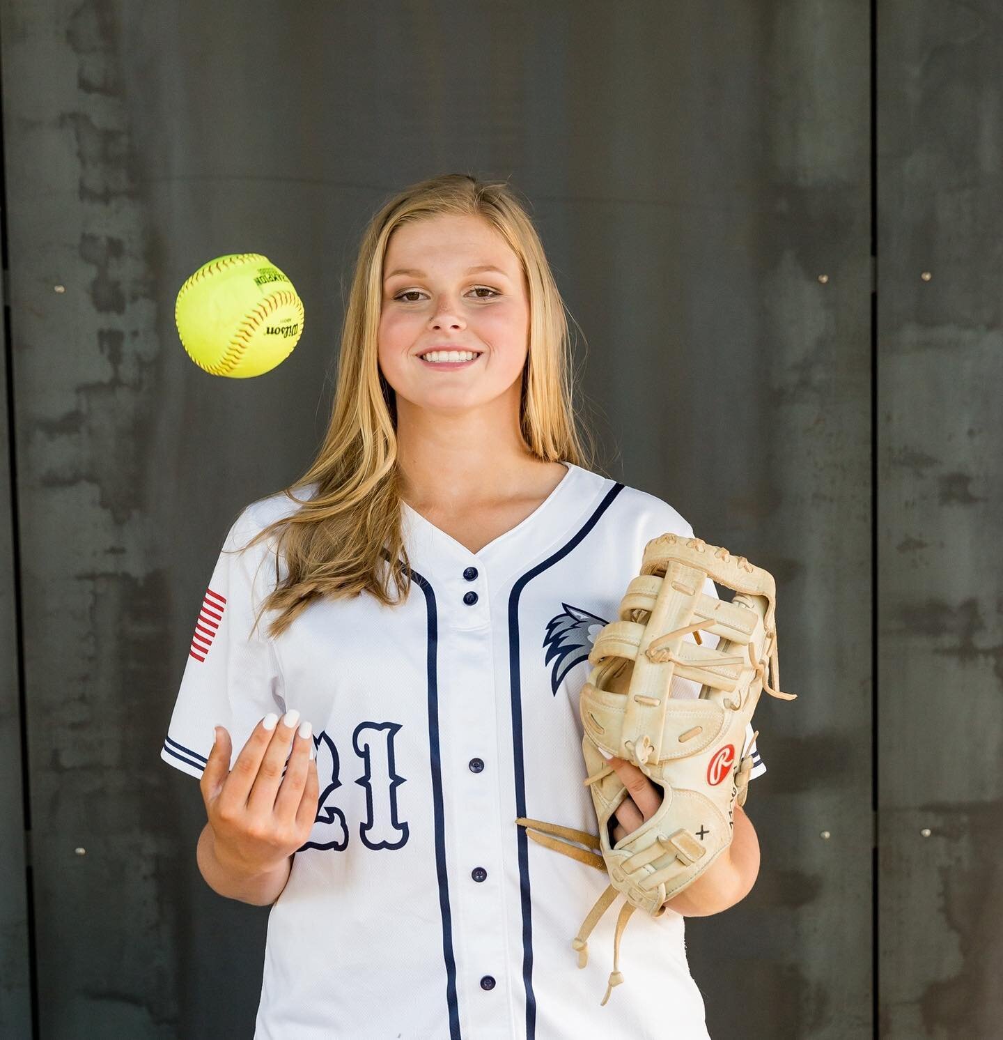 Brynlee is friendly, kind, tons of fun, and a fierce competitor on the softball field. 🥎 She plays 1st base for Heritage High School and dang, she's good!! Plus she&rsquo;s a natural in front of the camera 📷 She's heading to ECU in the fall and I c