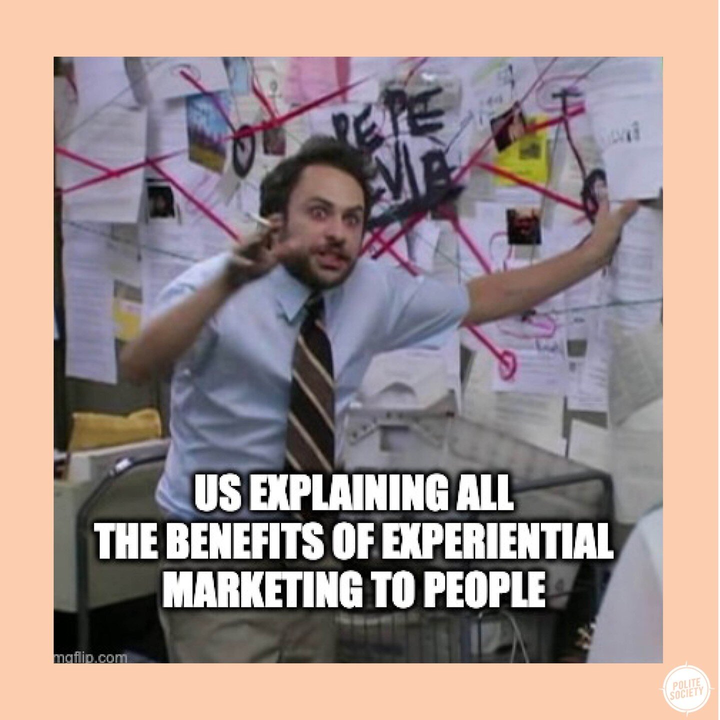 Experiential marketing gets us feeling some type of fanatical way.

Book your next campaign or activation with us and have your customers looking like Charlie here when they talk about your brand!