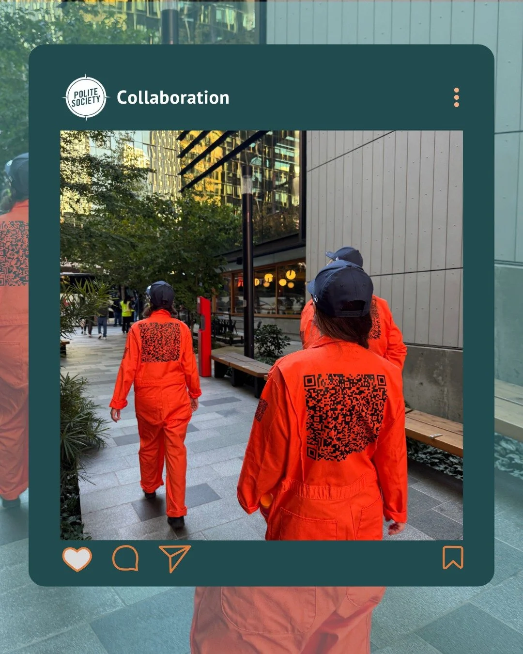 Silence, jumpsuits, and secret codes.

We absolutely loved bringing this mysterious street campaign to life with our partners at @astronautsandpoets for the @bmcsoftware Control-M campaign!

Our Ambassadors hit the downtown streets in eye-catching ju