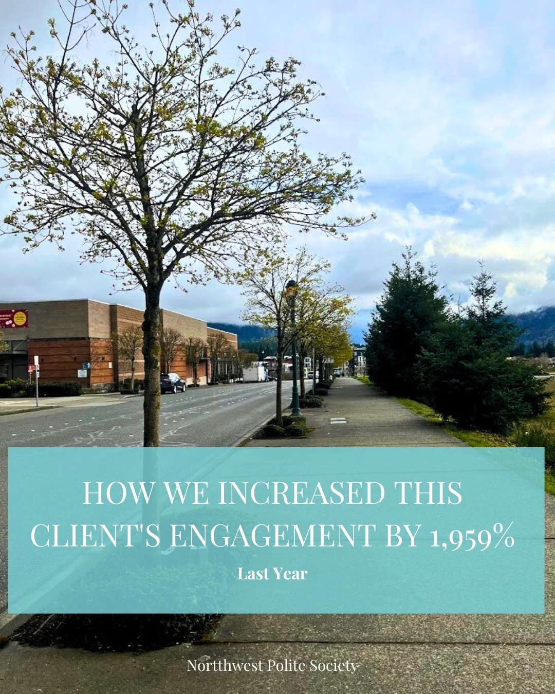 From 300 interactions a month to 6,500+. 🤯 The math is simple: Engagement = Relevance.

We took a standard business page and increased interactions by 1,959% in one year. We didn't buy followers. We didn't run spammy loops. We used specific engageme