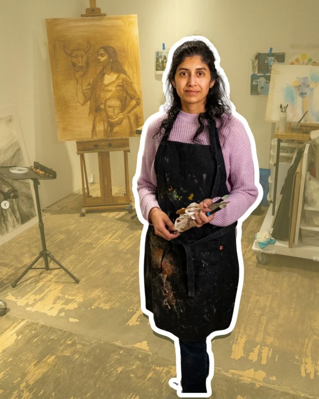 Artist of the Week: Garima Naredi

Garima came to Seattle from India, brought a background in graphic design, and then did something a lot of people talk about and few actually do &mdash; she followed it toward fine arts and didn't look back.

Her wo
