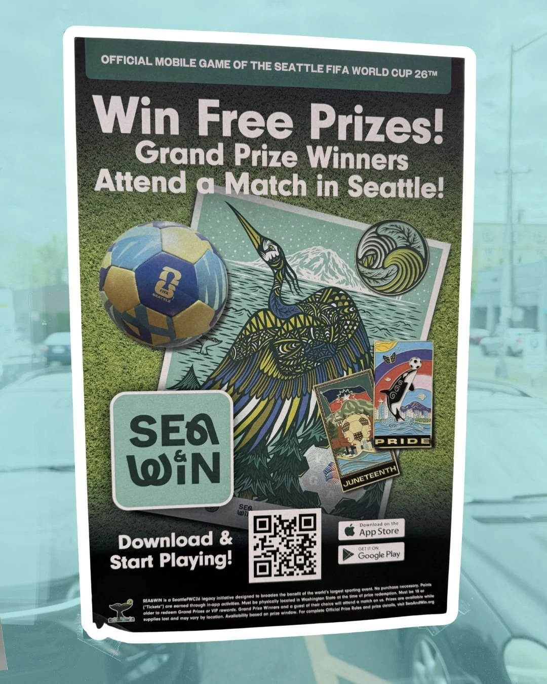 From FIFA World Cup 2026 to queer cribbage night. 

Our street team has been busy! Poster runs live across the city for @fwc26seattle and @cribbage.club.29. Keep your eyes open. 

Seattle is a FIFA World Cup 2026 host city and honestly we couldn't be